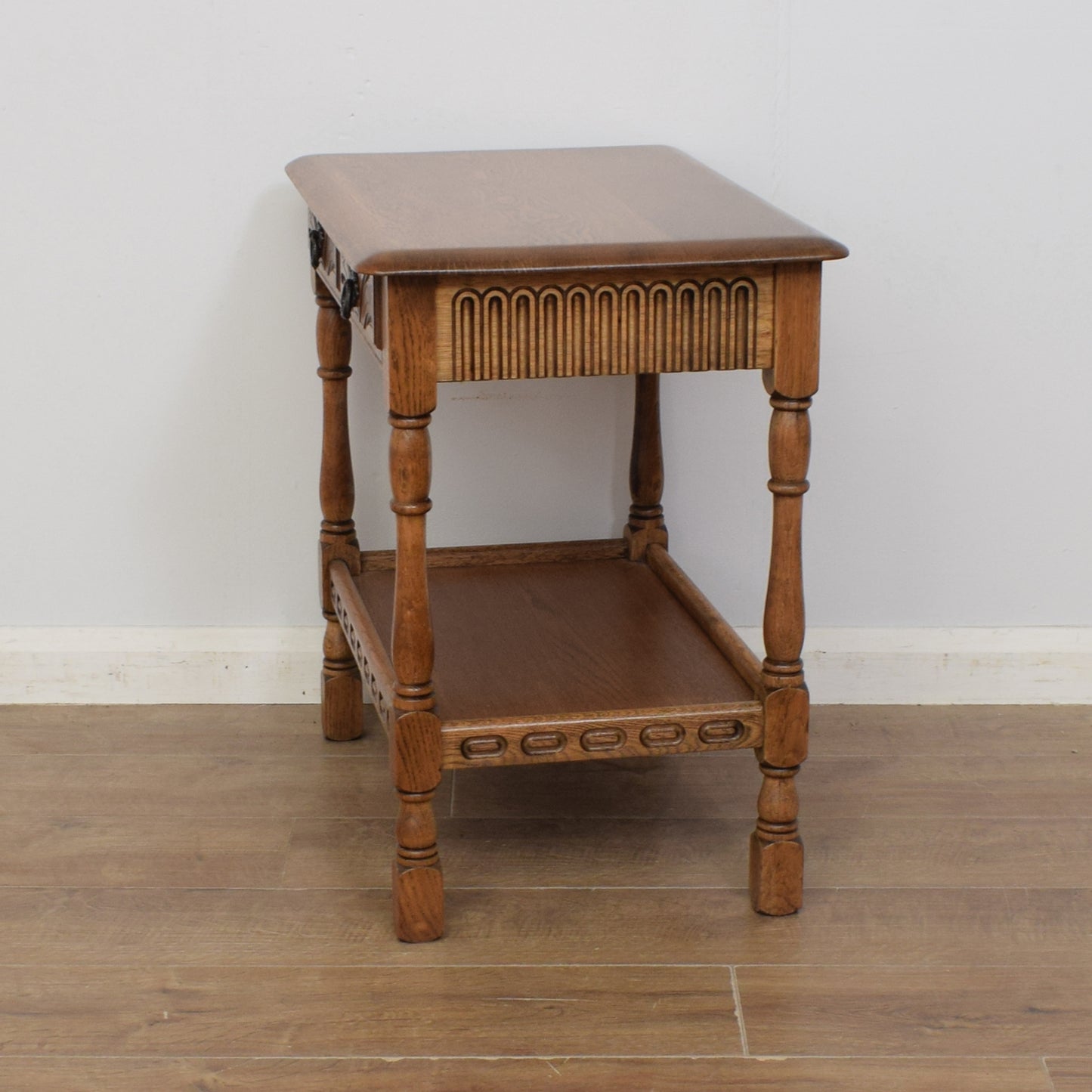 Restored Oak Hall Table