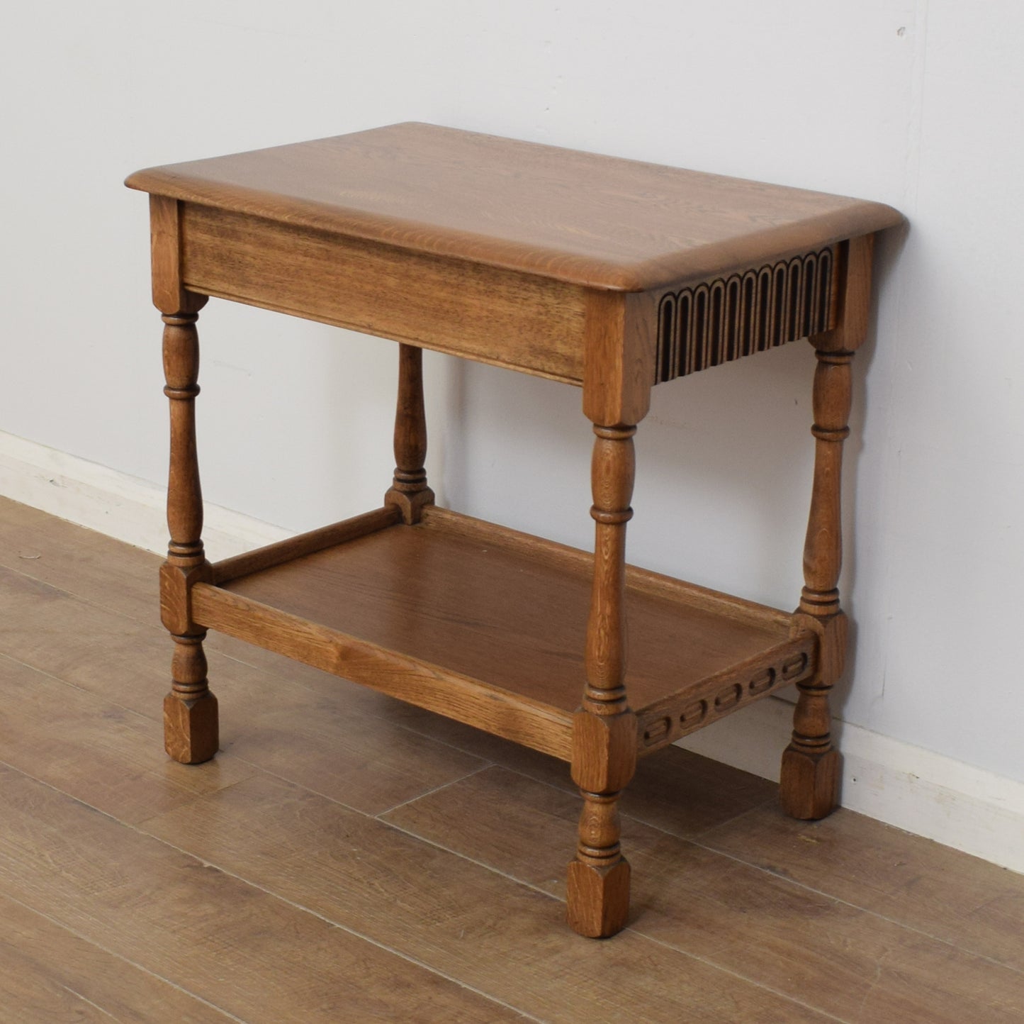 Restored Oak Hall Table