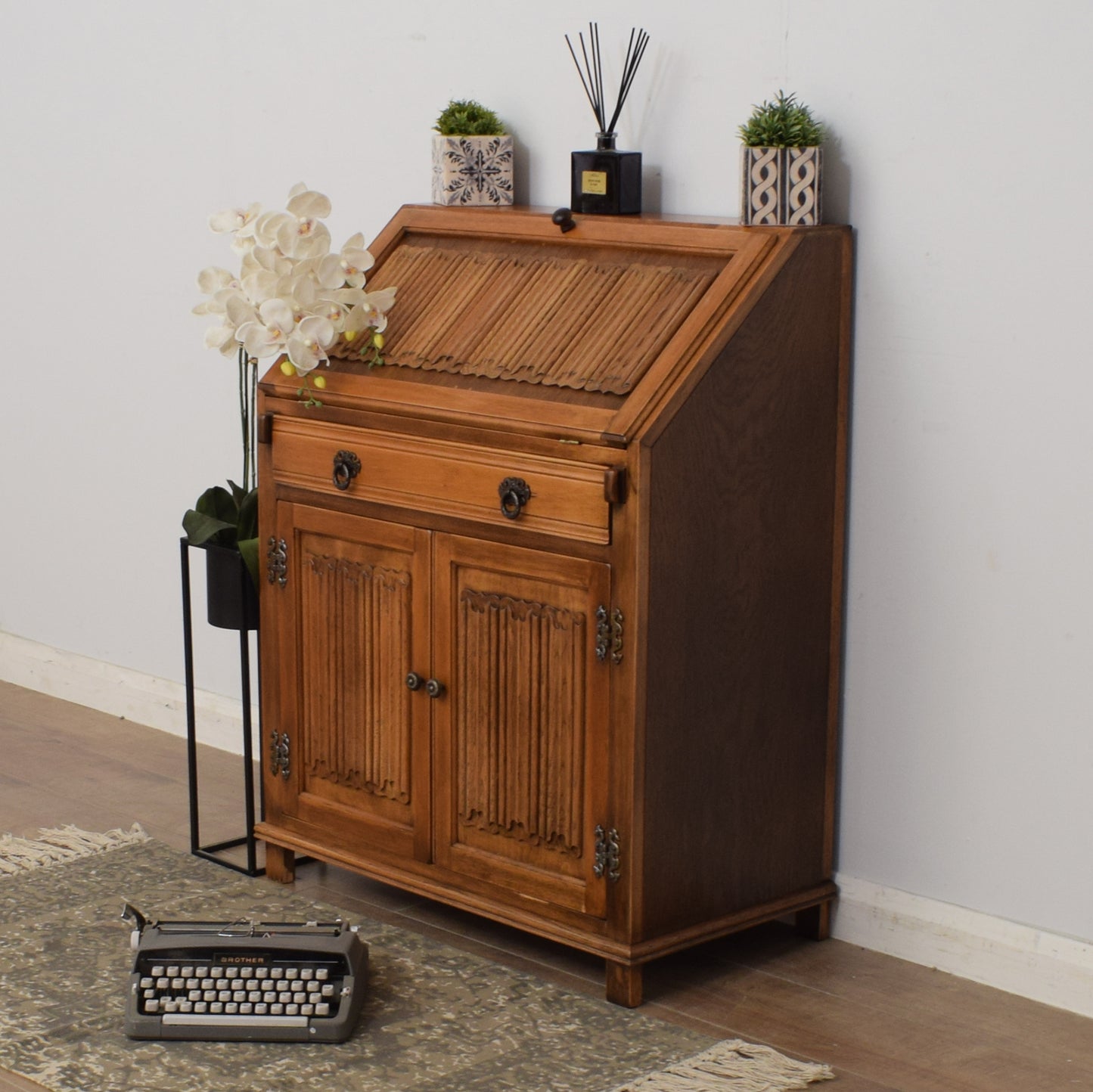 Restored Oak Bureau