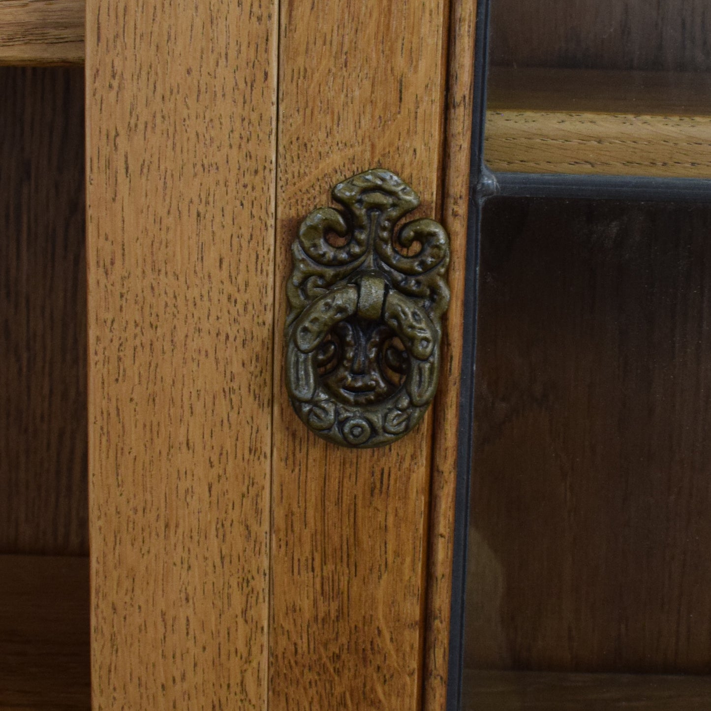 'Old Charm' Glazed Bookcase