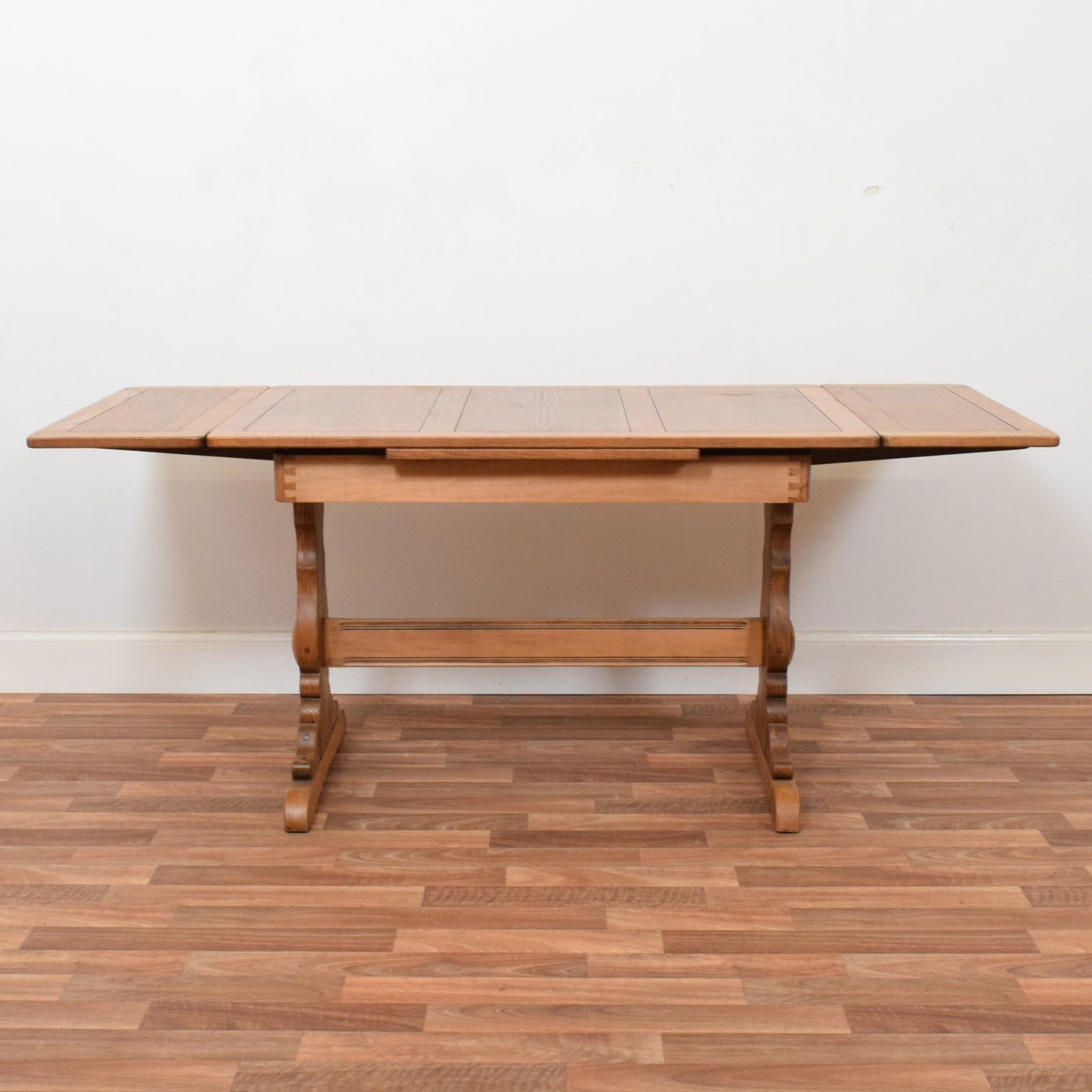 Ercol Draw Leaf Table and Six Chairs
