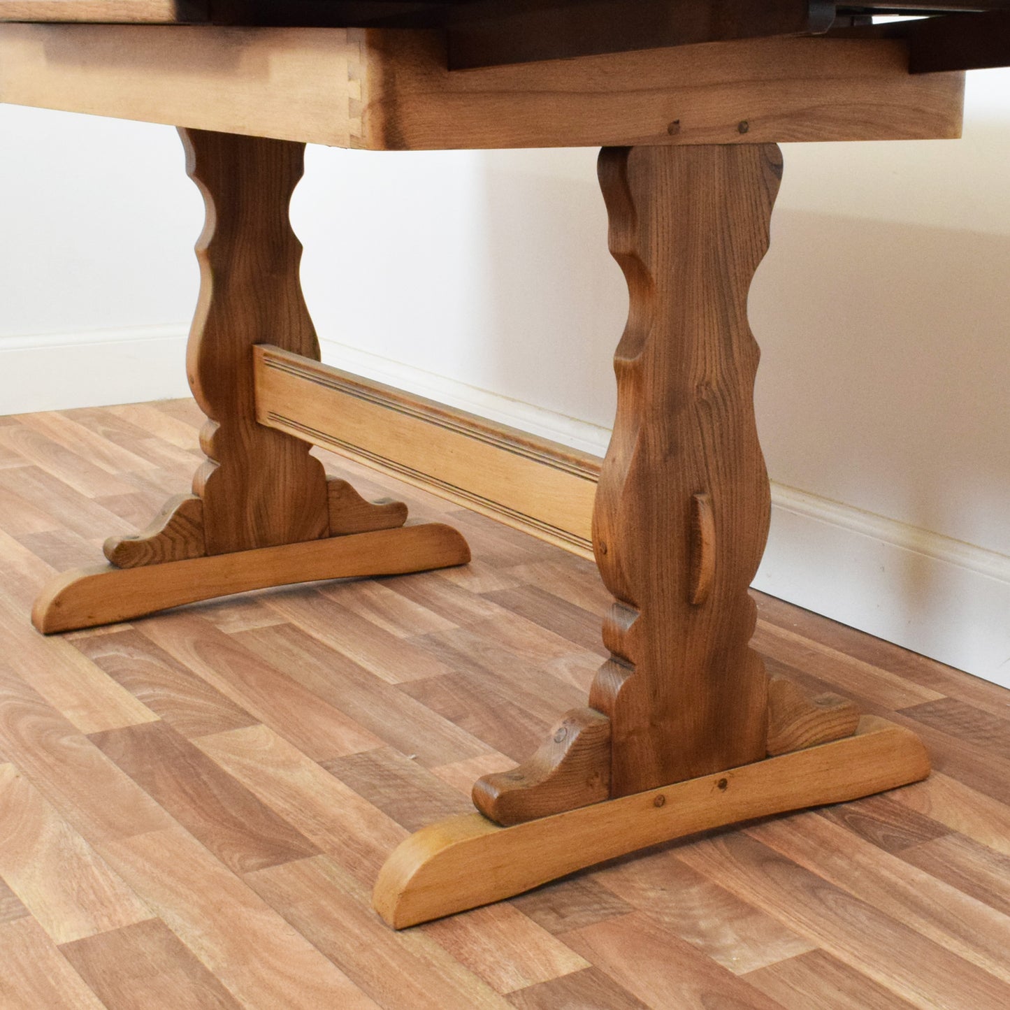 Ercol Draw Leaf Table and Six Chairs