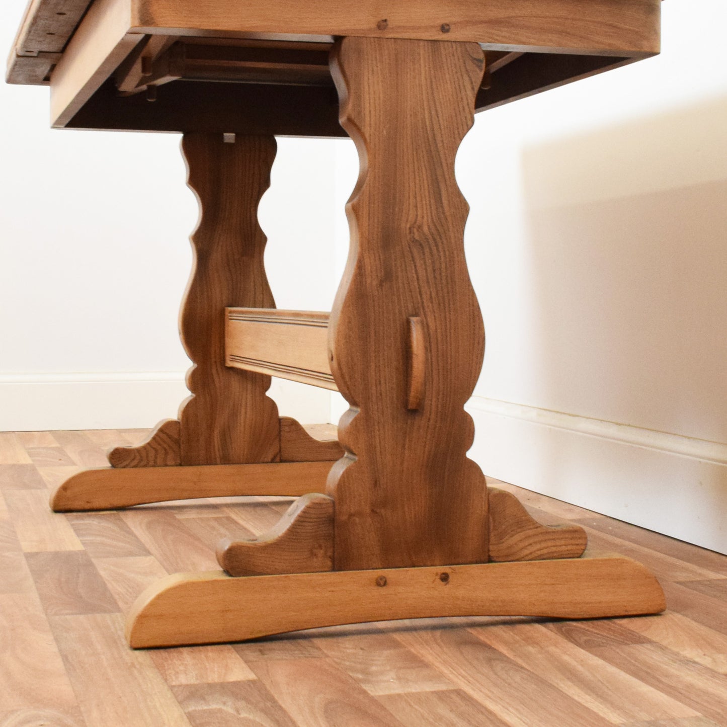 Ercol Draw Leaf Table and Six Chairs