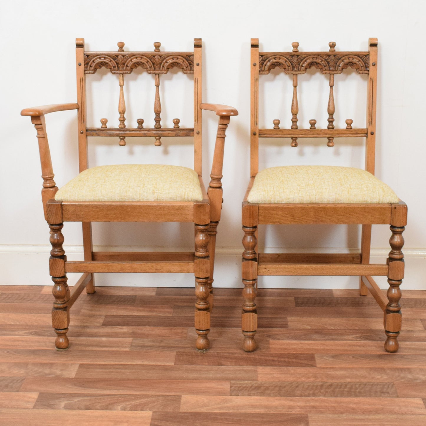 Ercol Draw Leaf Table and Six Chairs