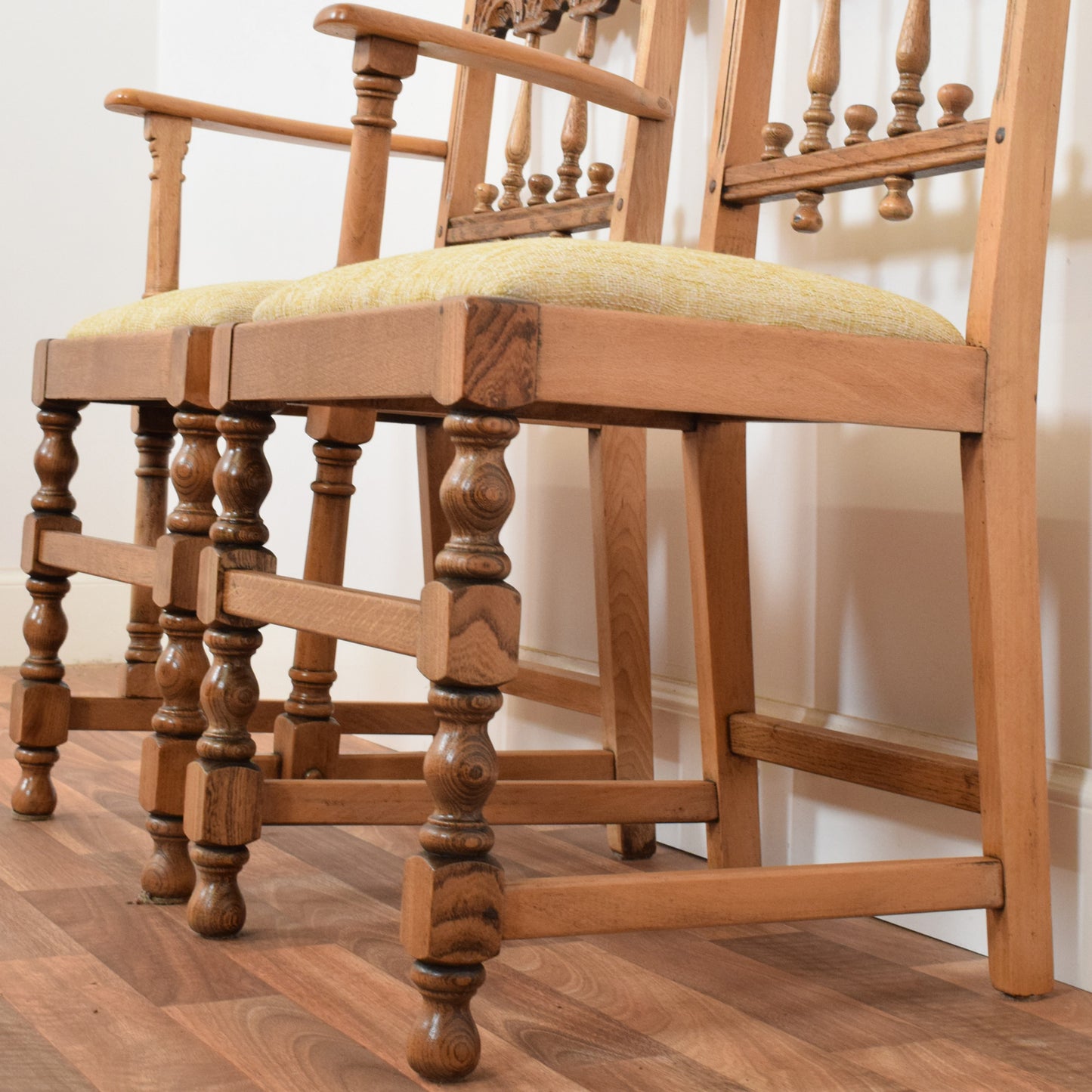 Ercol Draw Leaf Table and Six Chairs