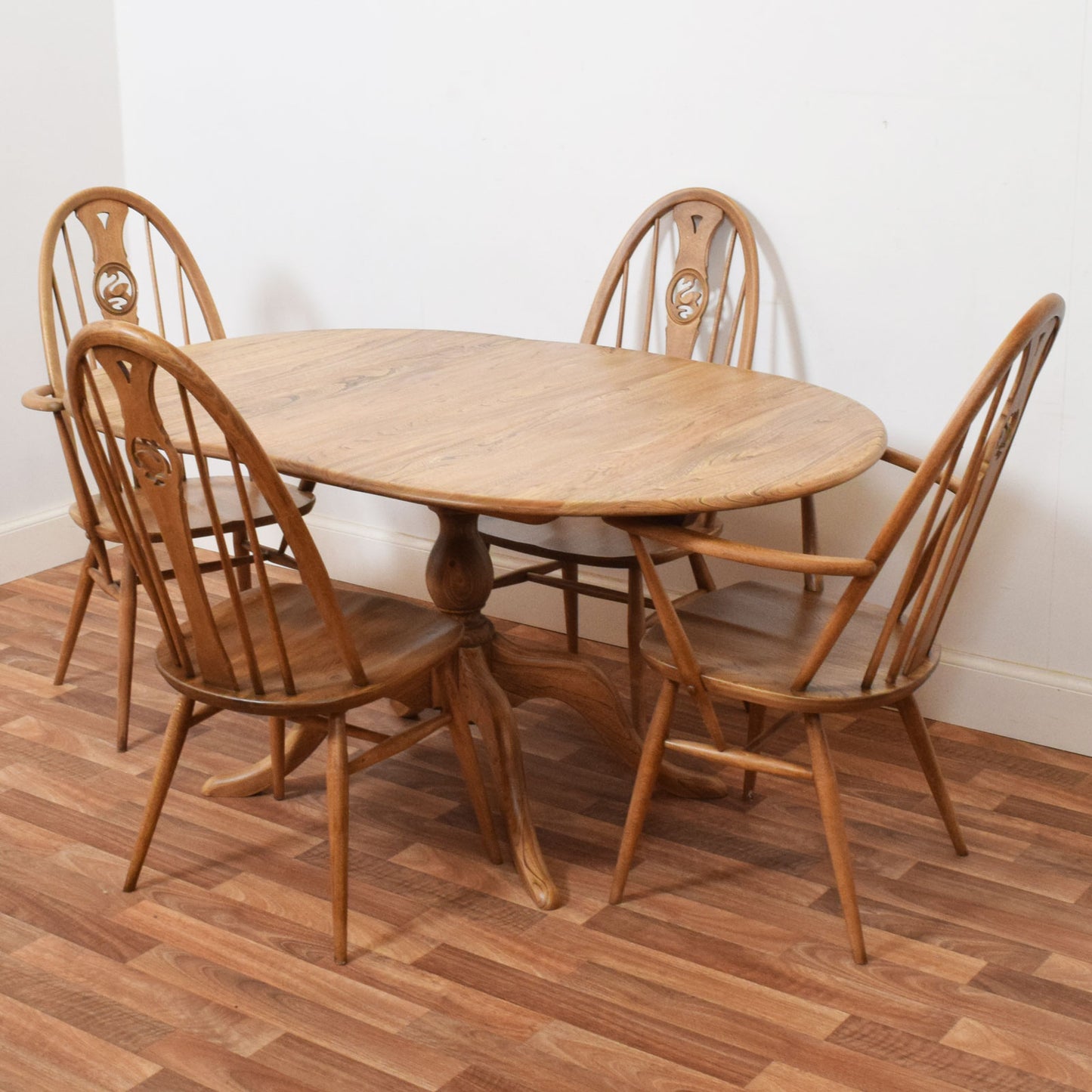 Ercol Table and Four Chairs