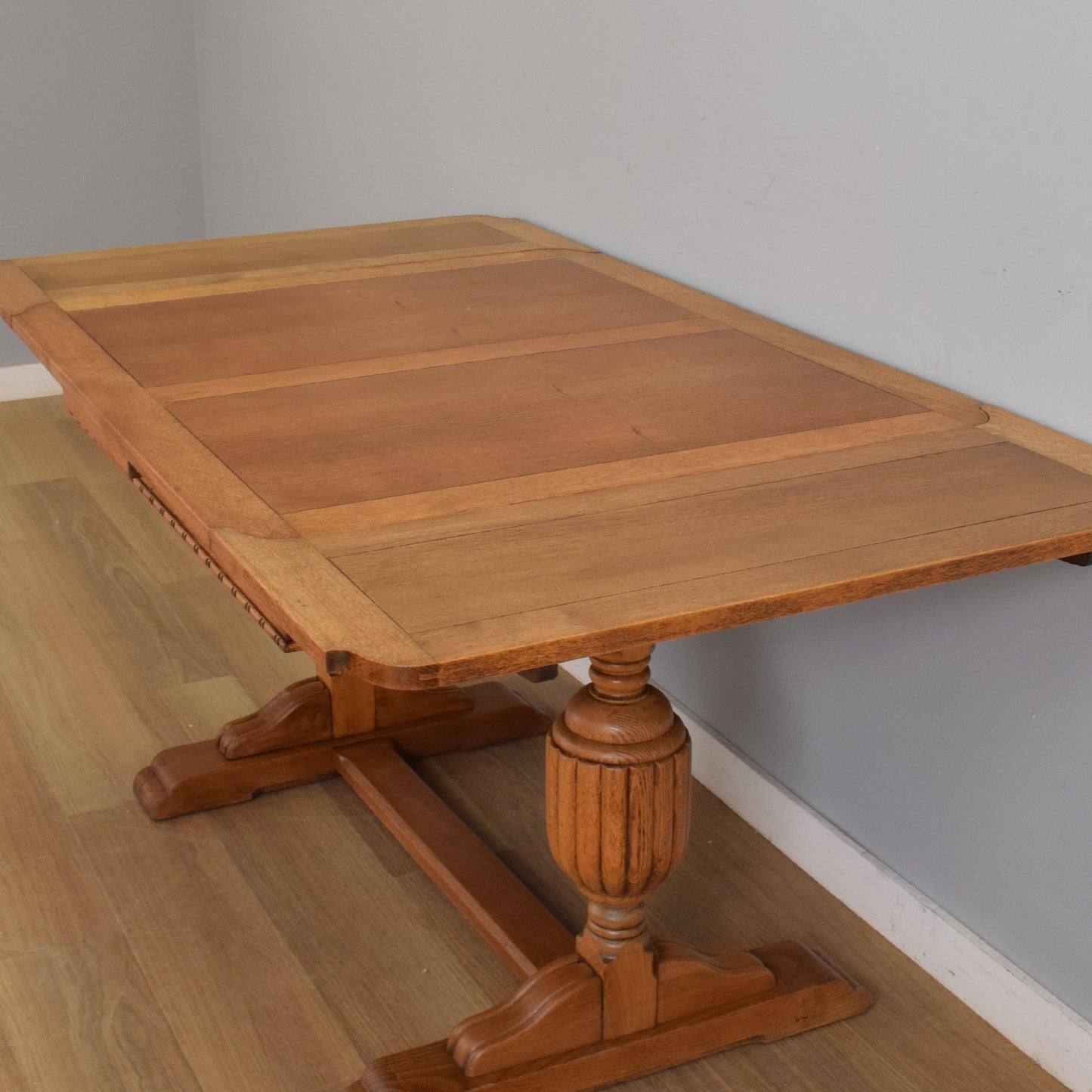 Restored Draw-Leaf Table and Four Chairs