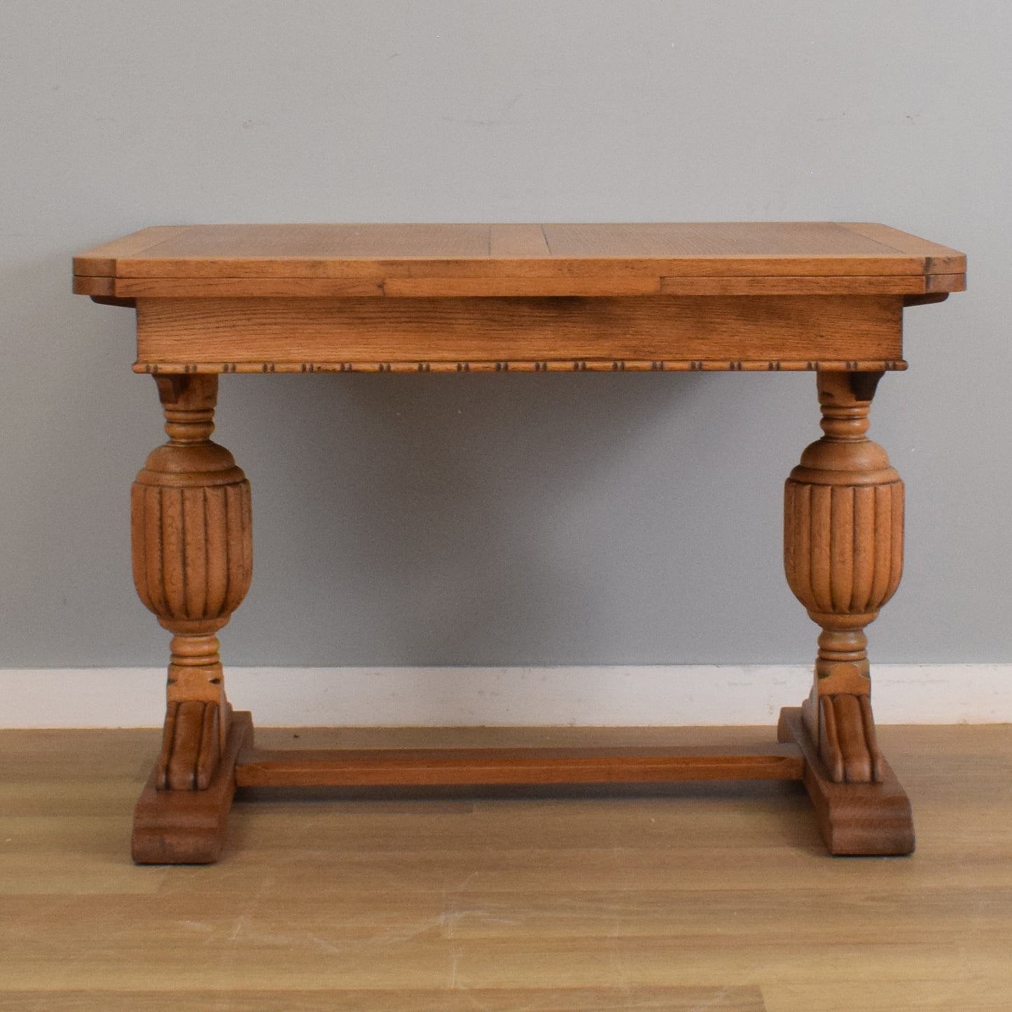 Restored Draw-Leaf Table and Four Chairs
