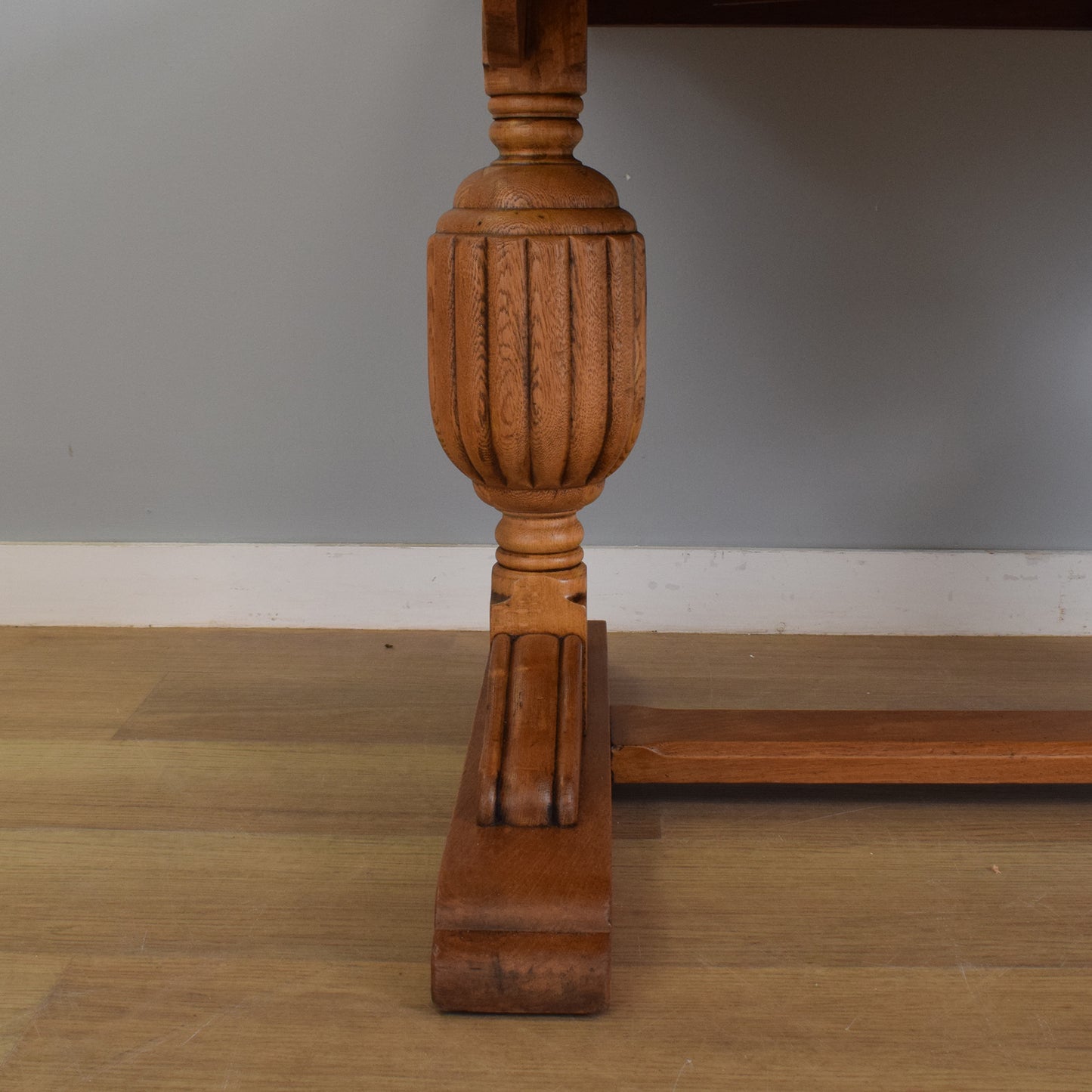 Restored Draw-Leaf Table and Four Chairs