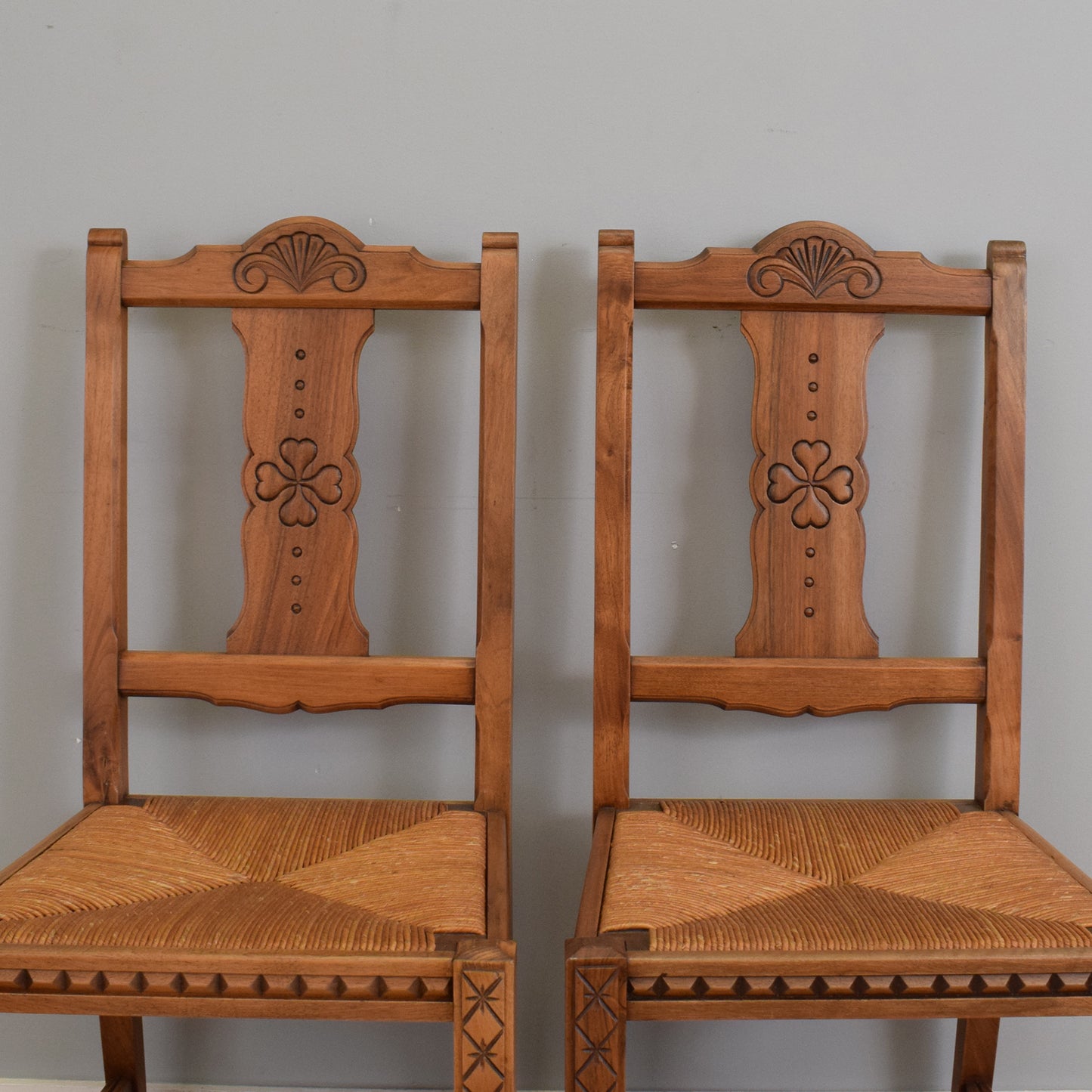 Restored Draw-Leaf Table and Four Chairs