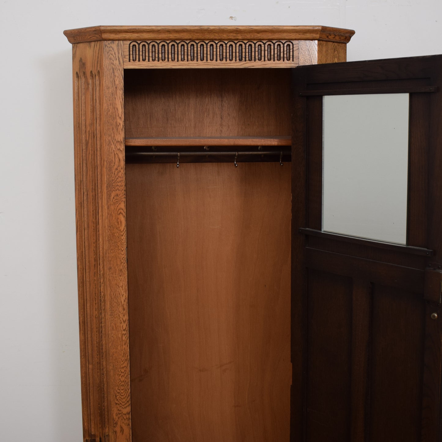 Restored Oak Hallrobe