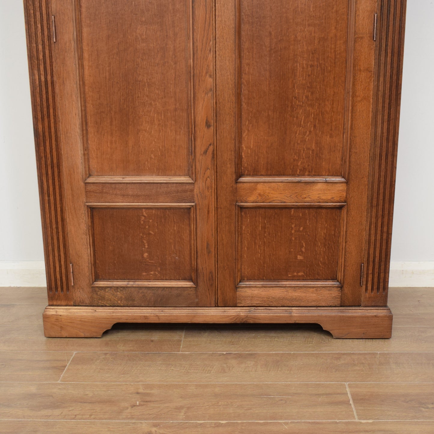 Restored Oak Gents Wardrobe