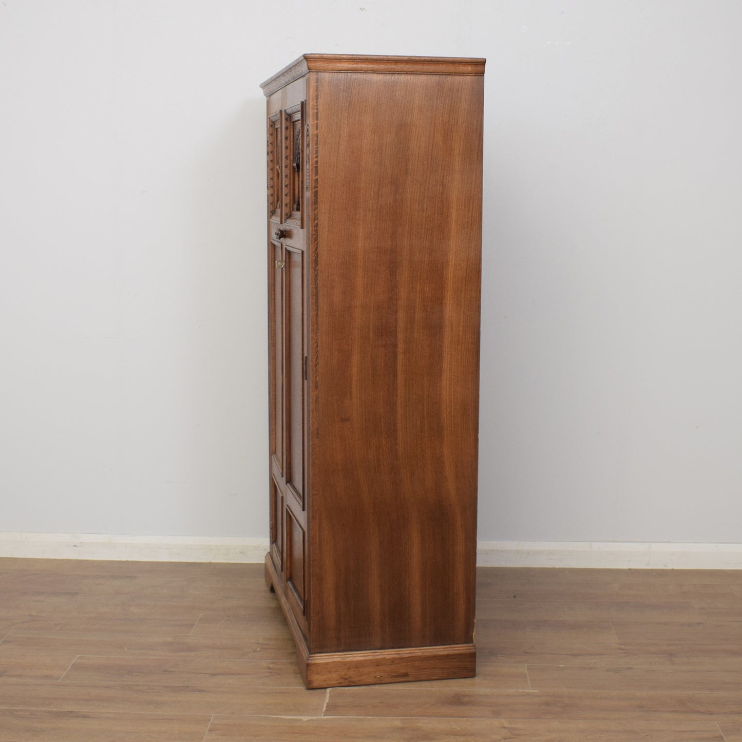 Restored Oak Gents Wardrobe