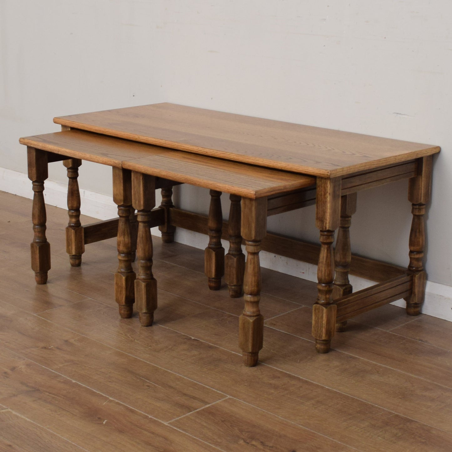 Oak Long-John Nest of Tables
