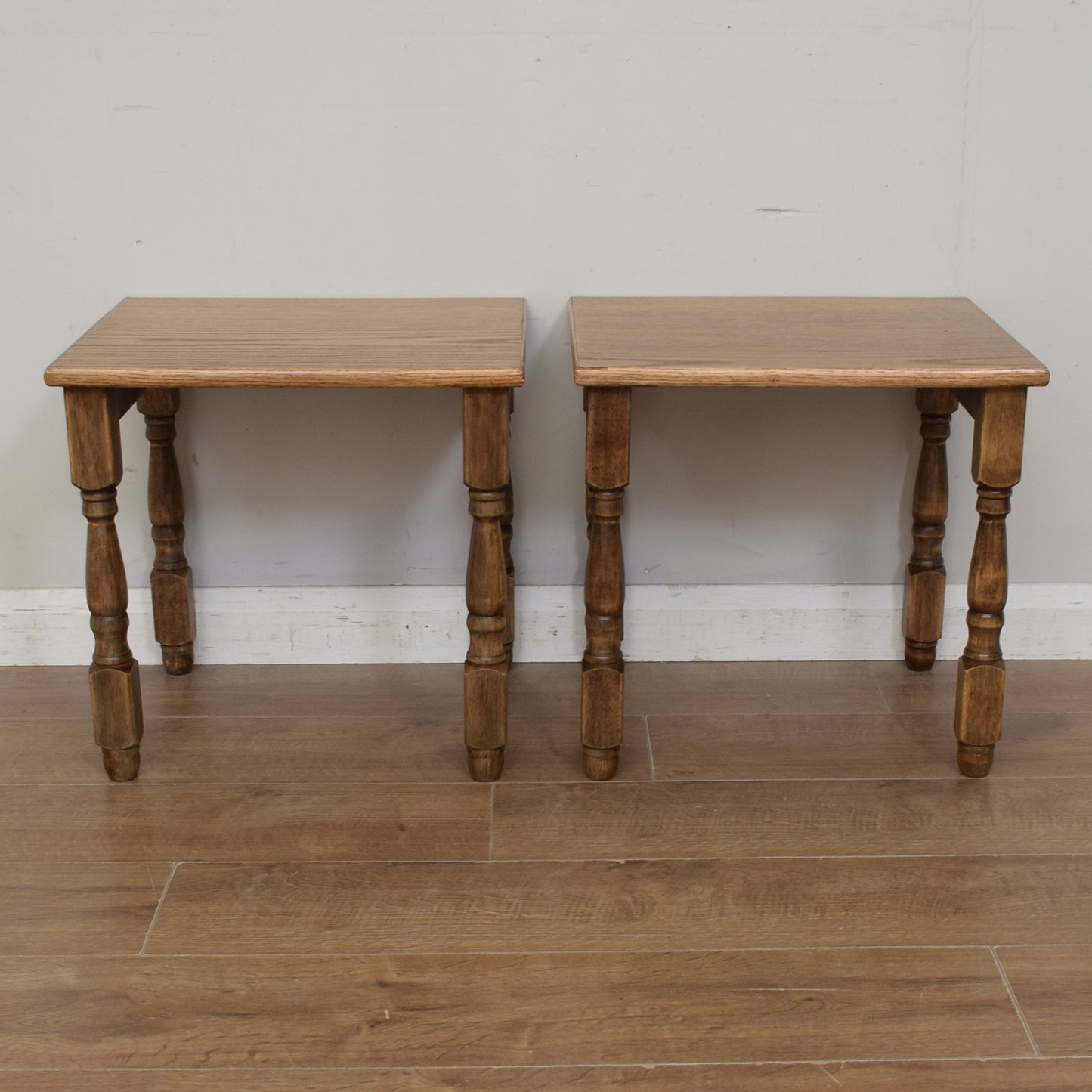 Oak Long-John Nest of Tables