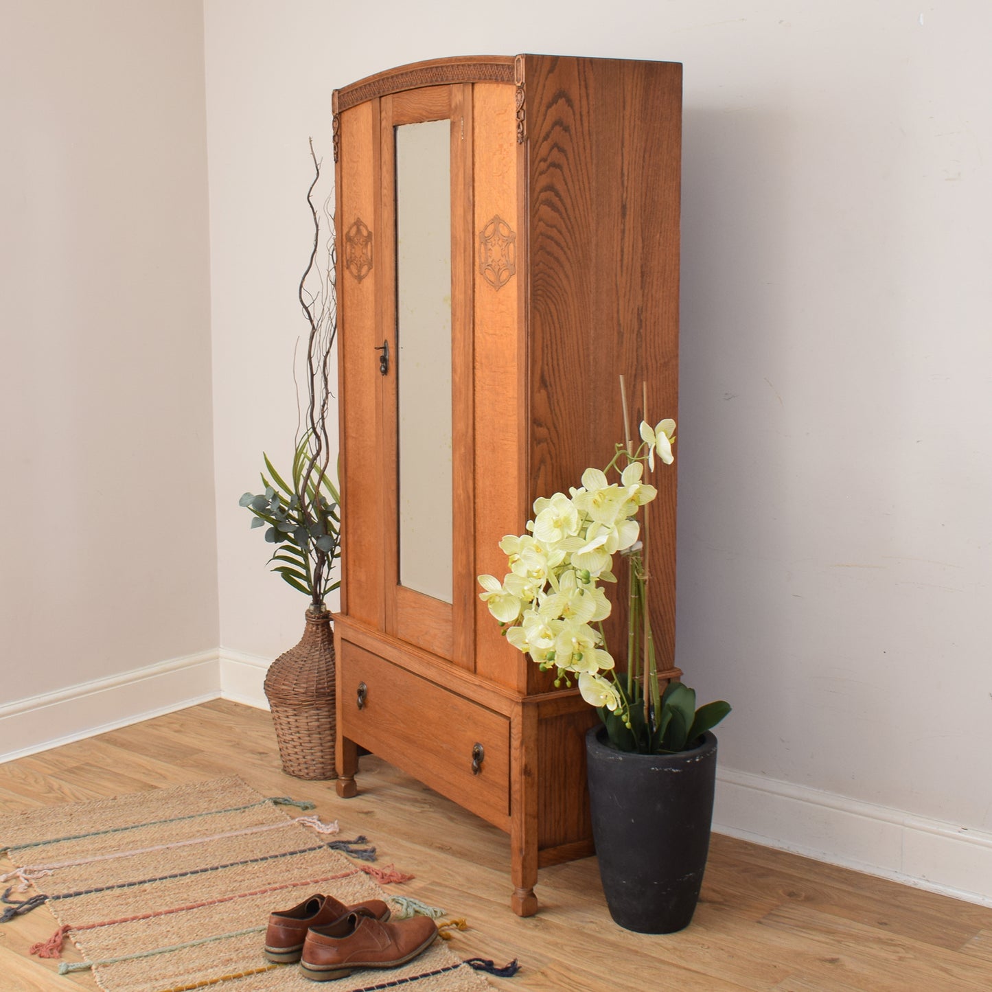 Restored Oak Hallrobe