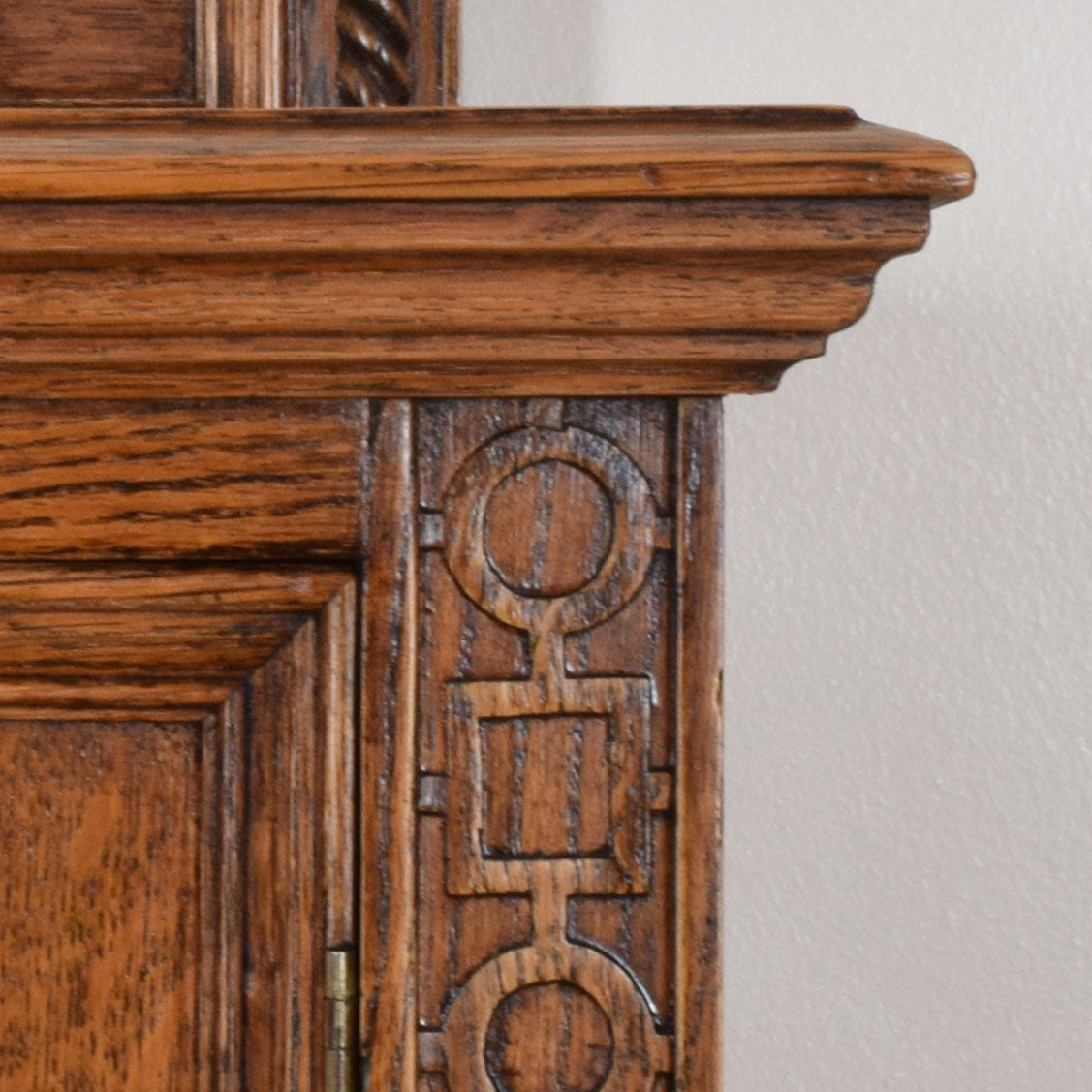 Carved Oak Sideboard