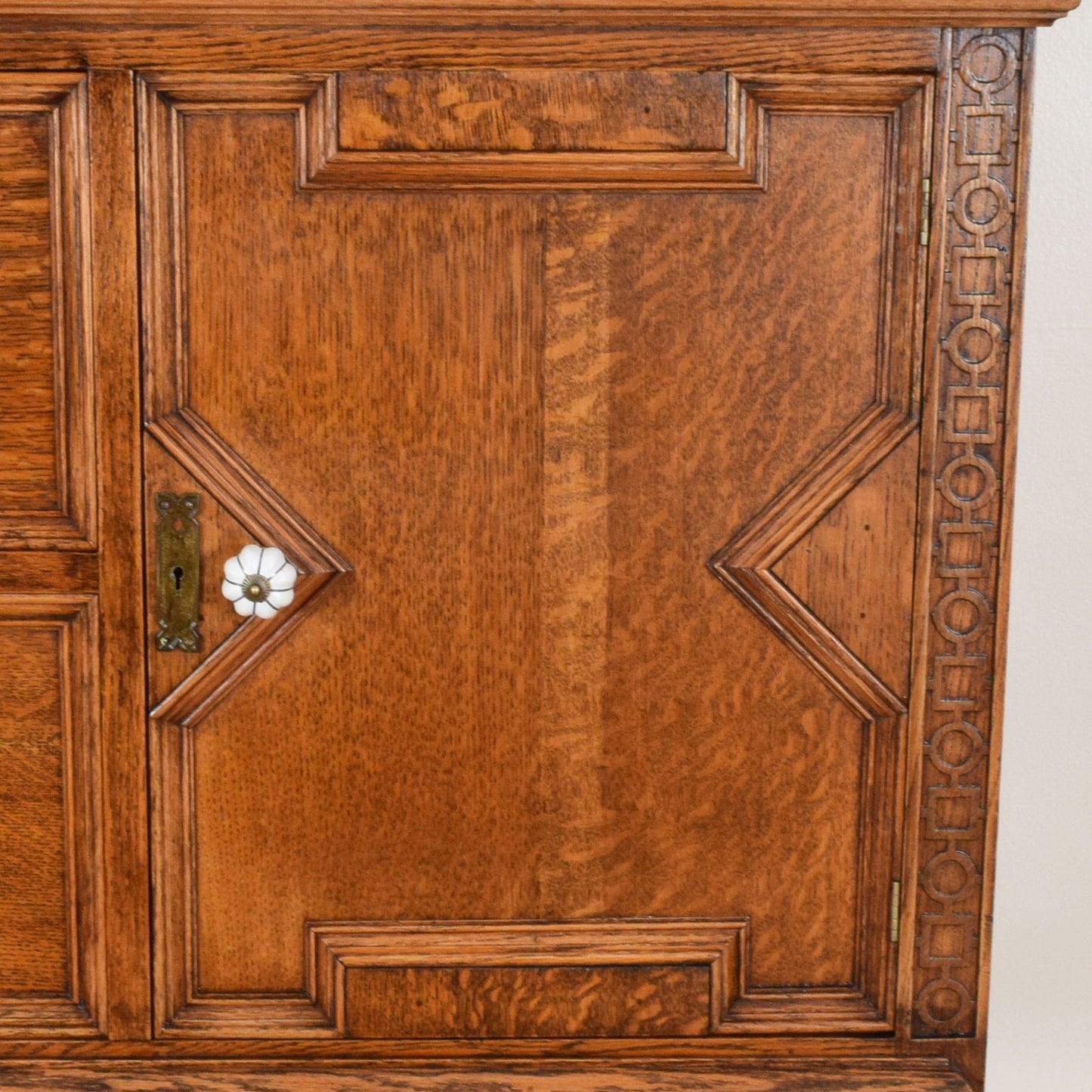 Carved Oak Sideboard