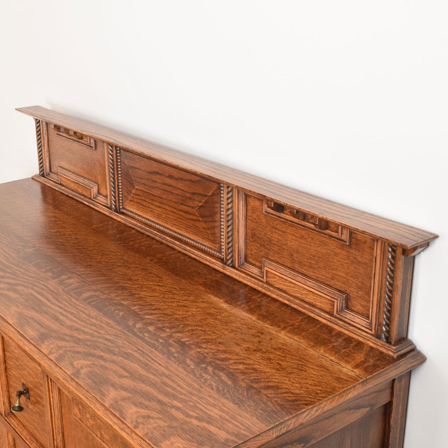 Carved Oak Sideboard