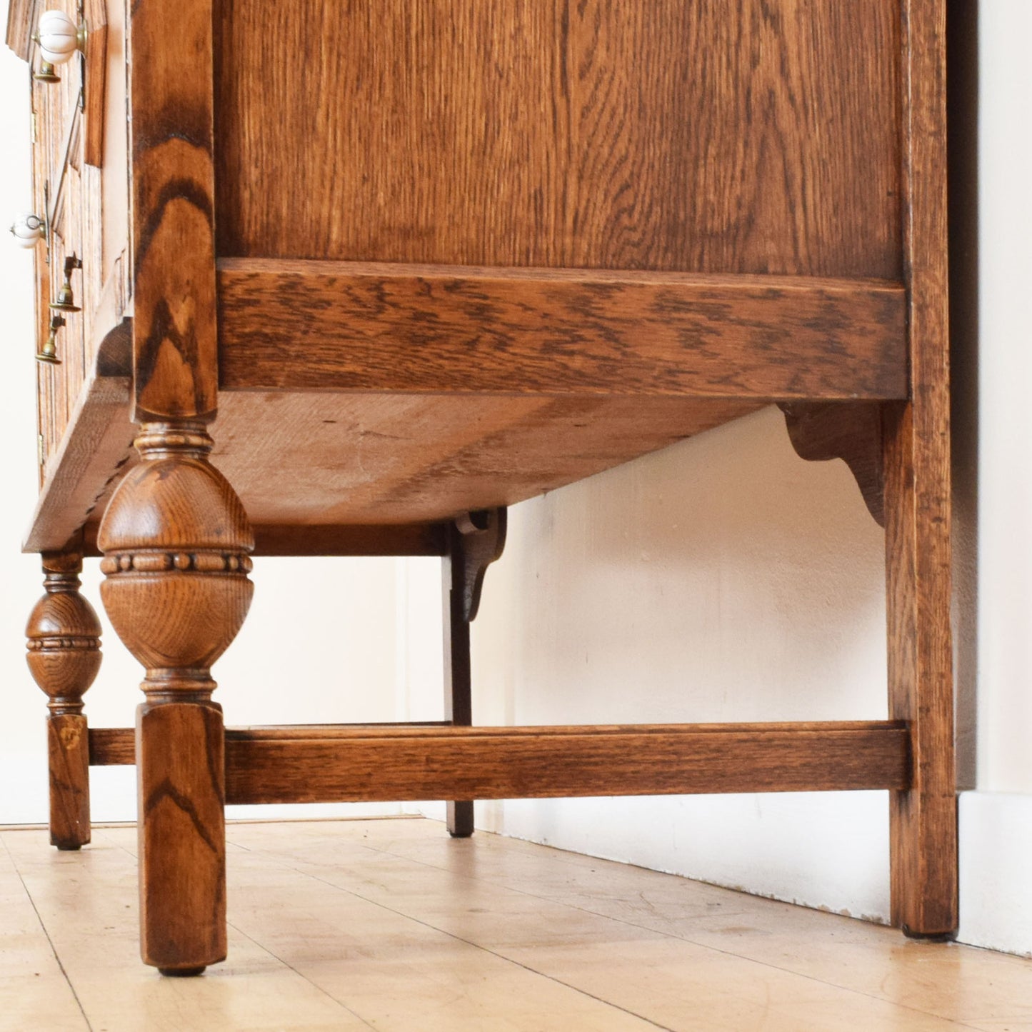 Carved Oak Sideboard
