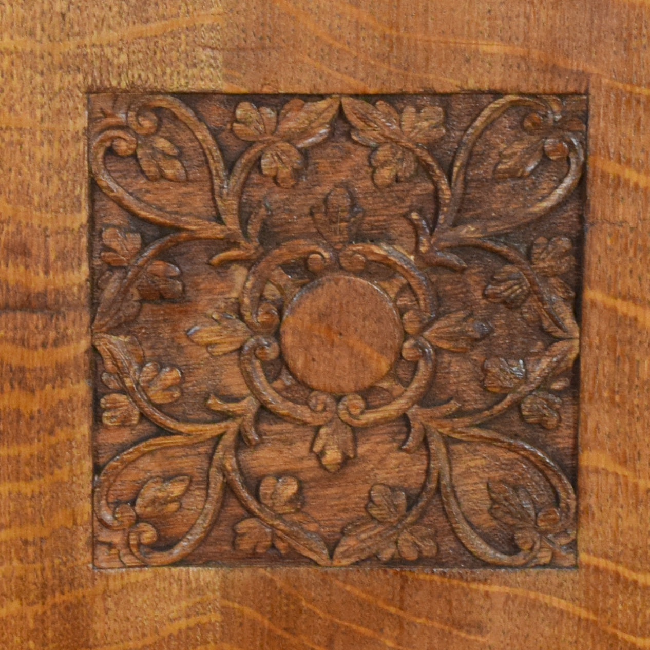 Carved Oak Sideboard