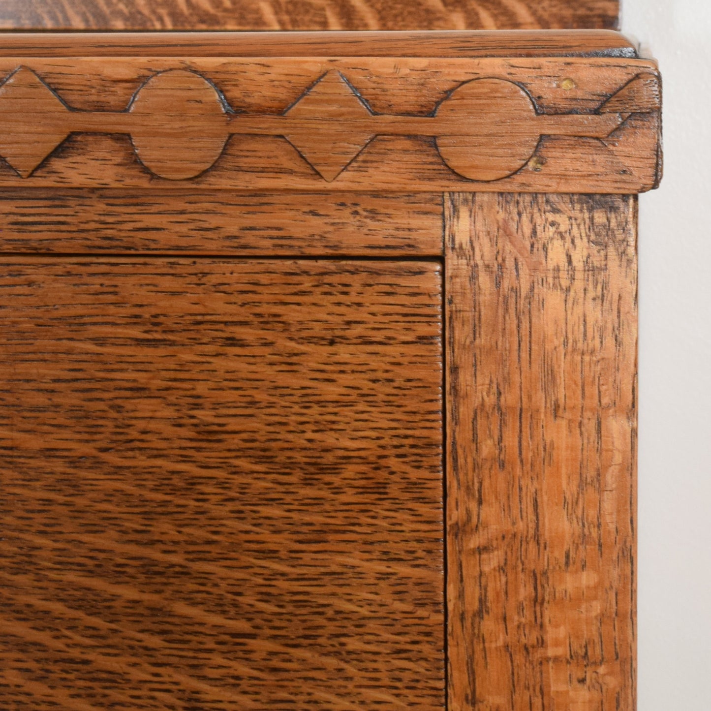 Carved Oak Sideboard