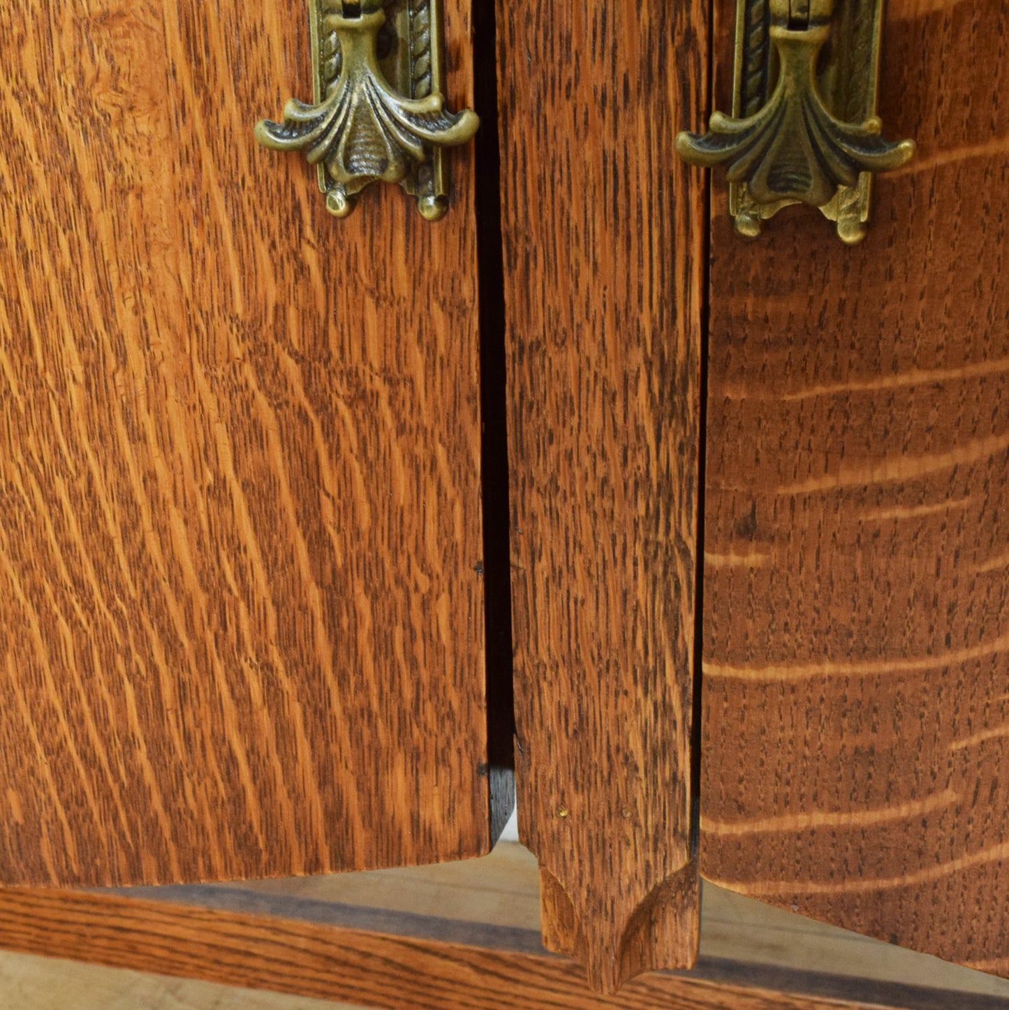 Carved Oak Sideboard