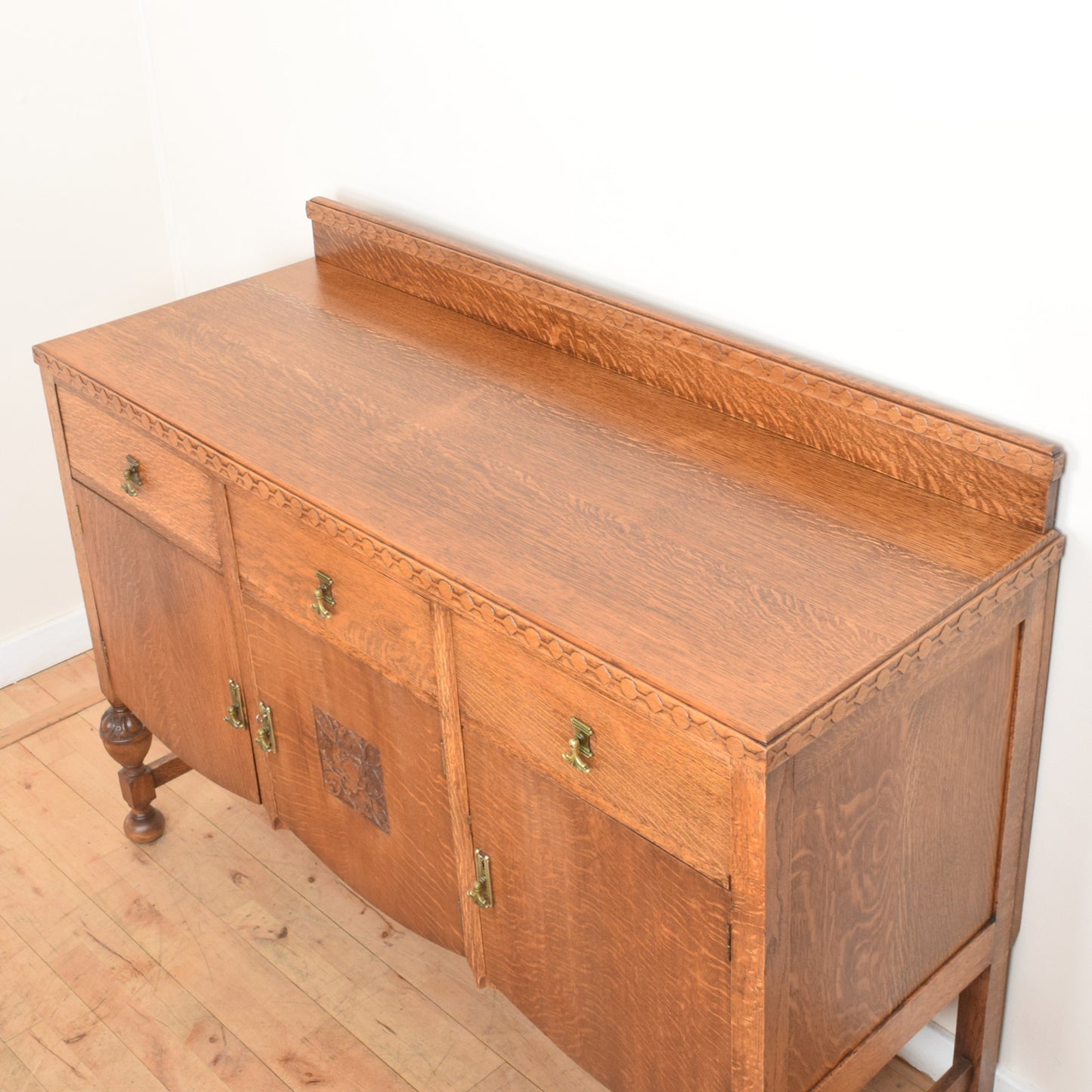 Carved Oak Sideboard