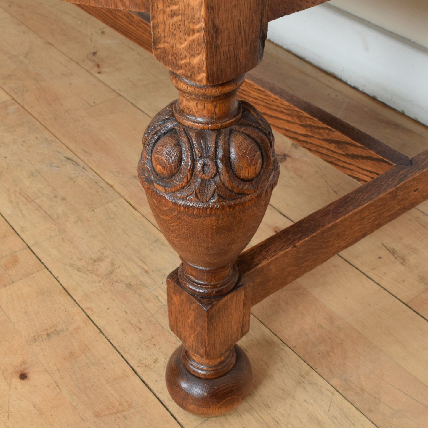 Carved Oak Sideboard