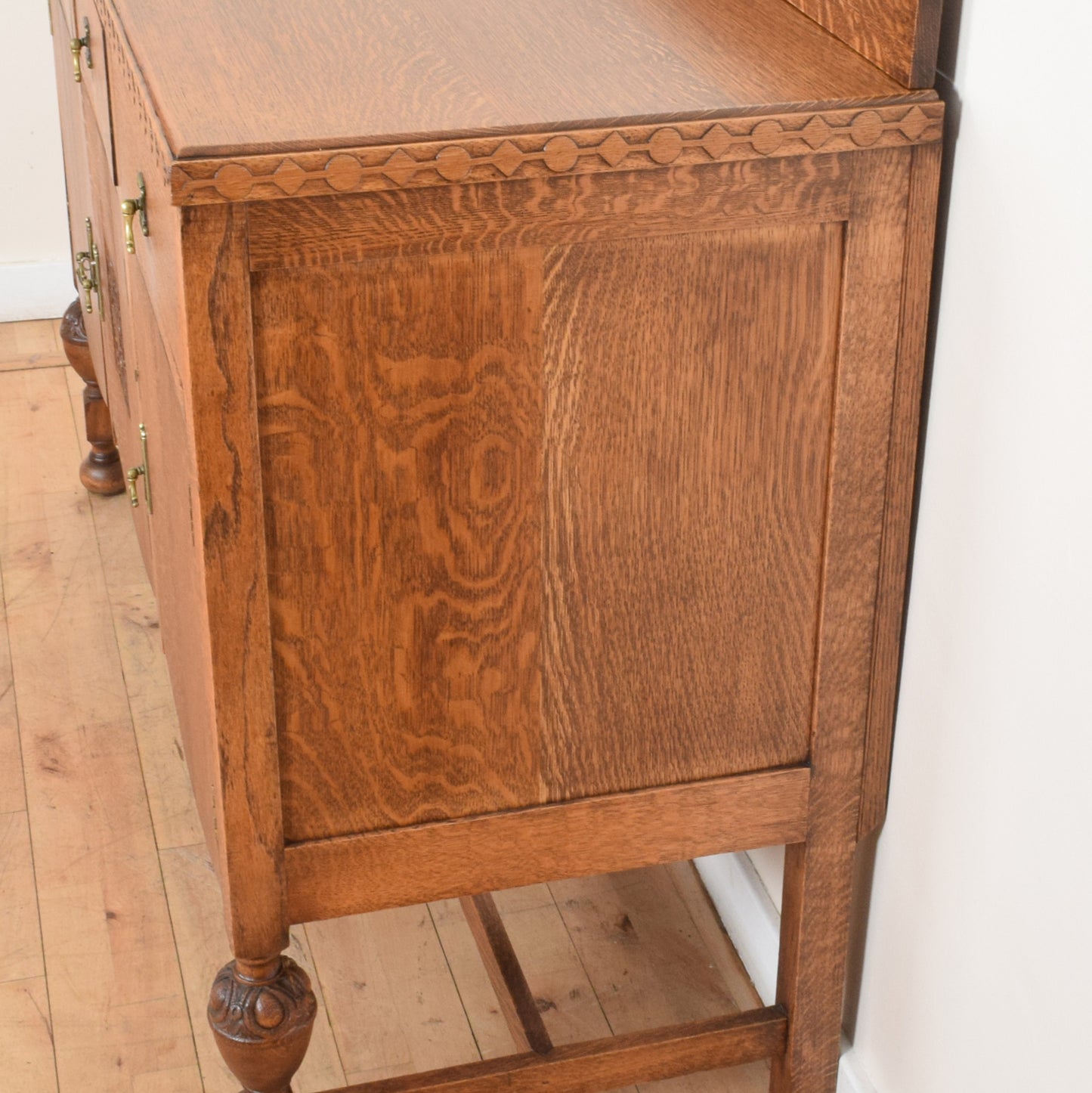 Carved Oak Sideboard