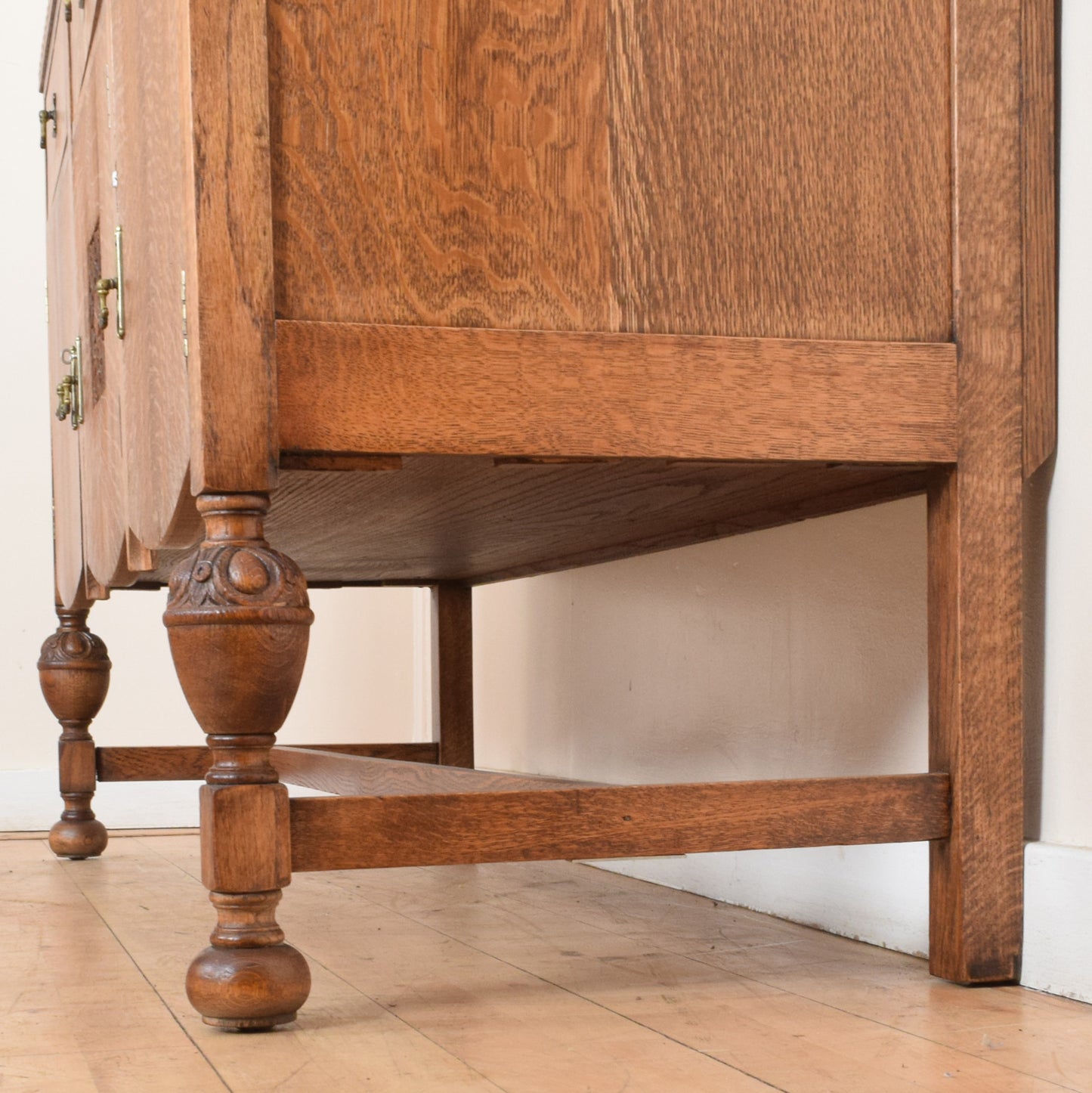 Carved Oak Sideboard