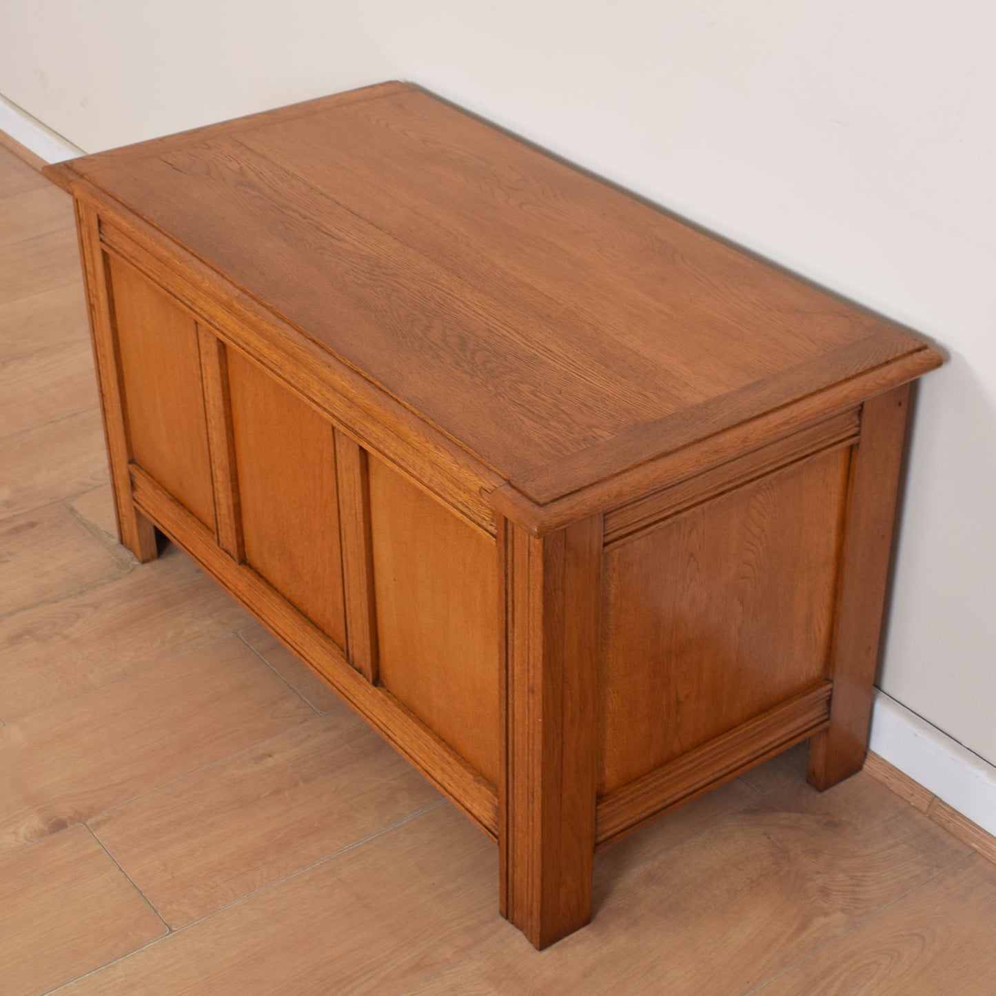Oak Blanket Box