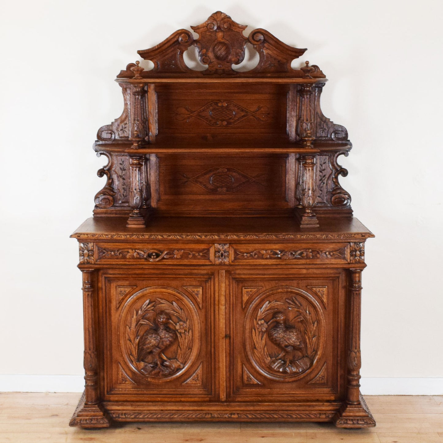 Carved Oak Dresser