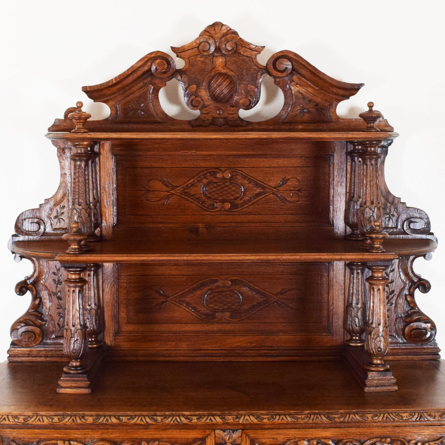 Carved Oak Dresser