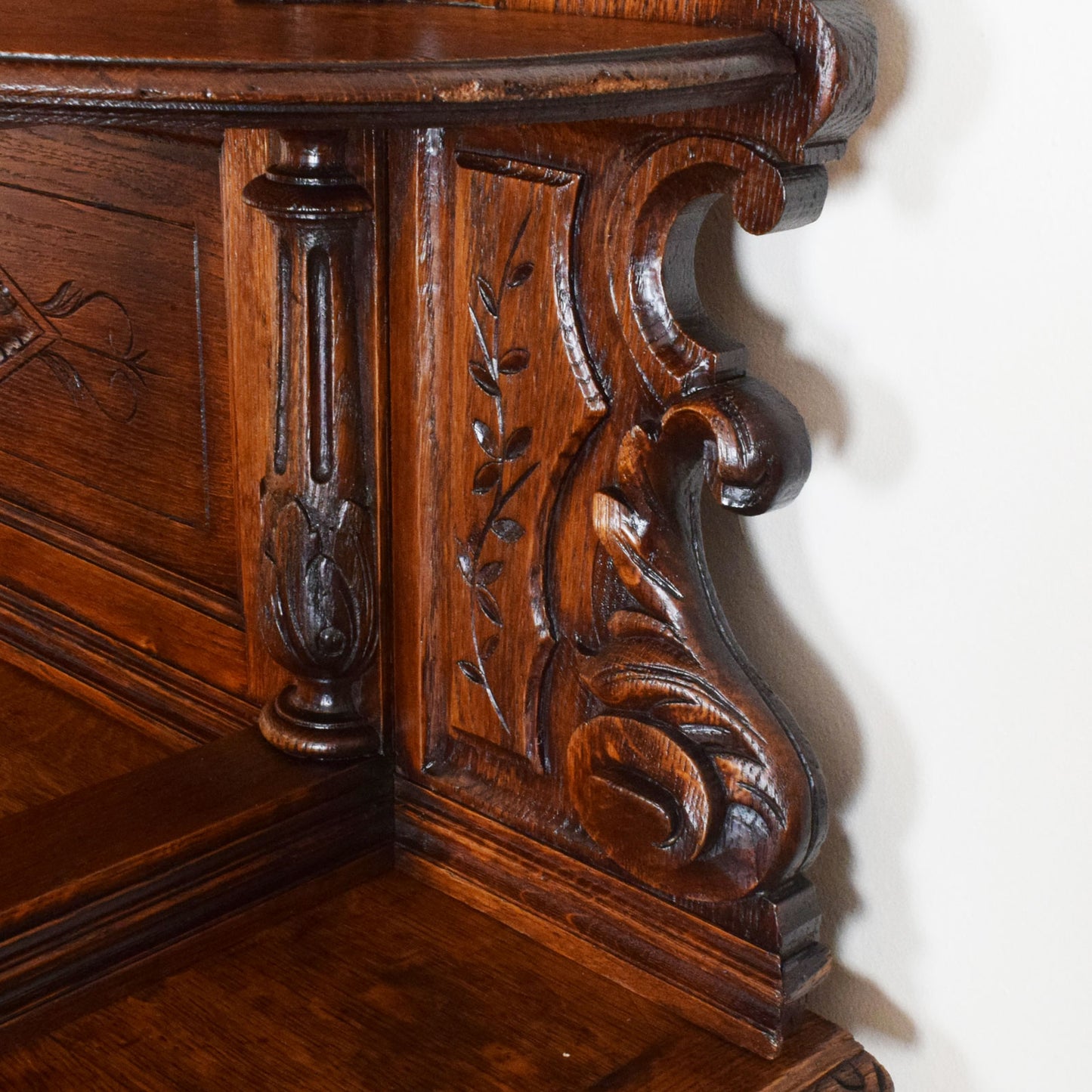 Carved Oak Dresser