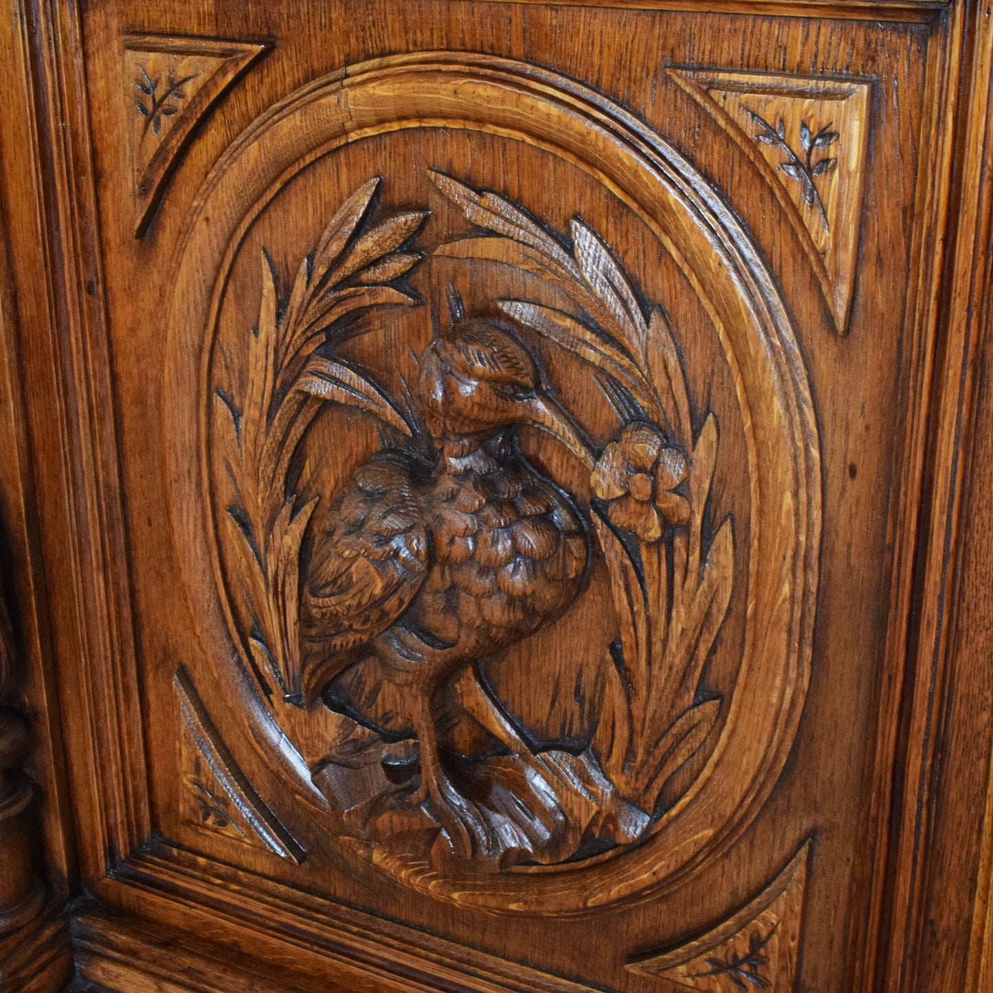 Carved Oak Dresser