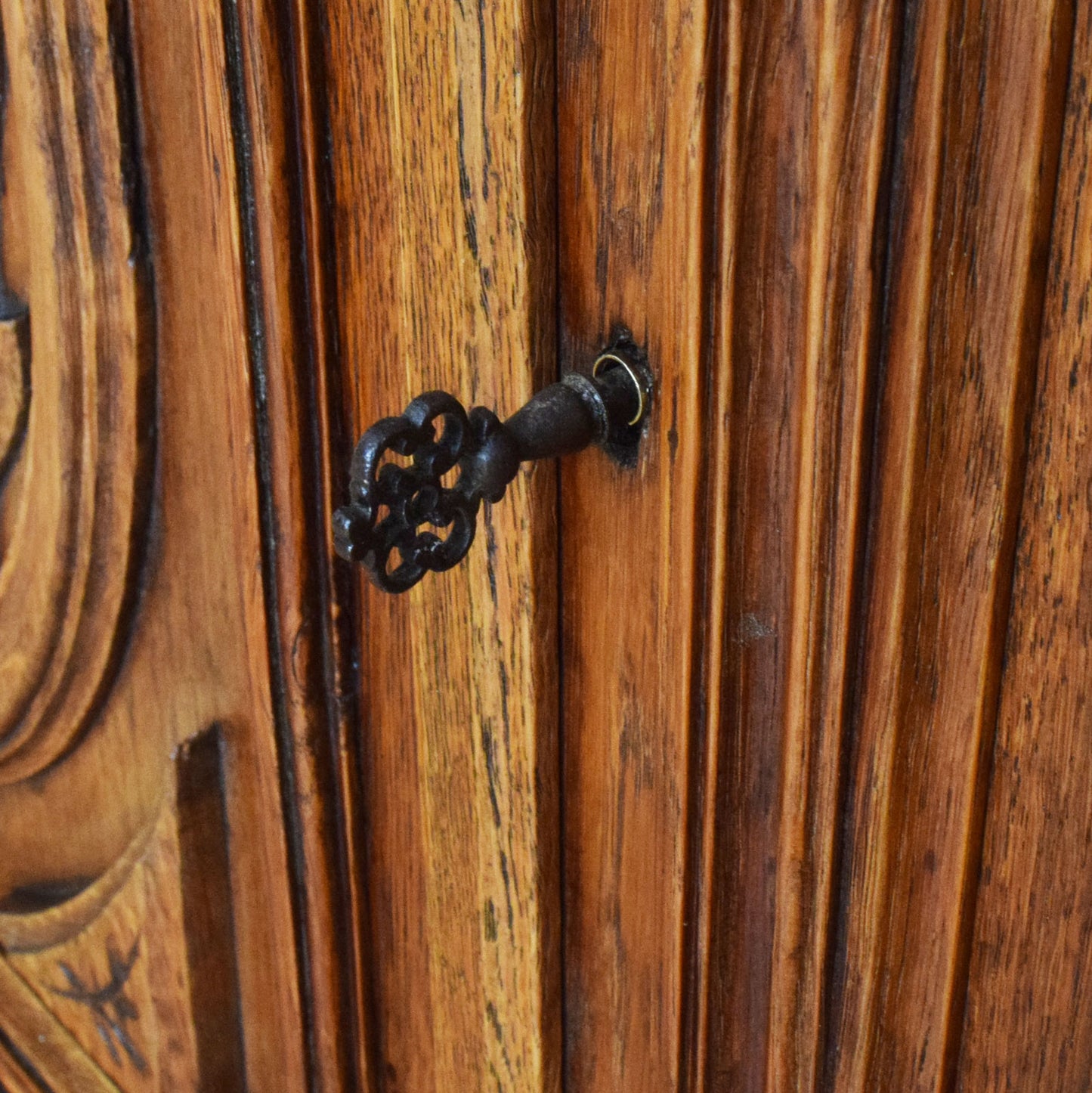 Carved Oak Dresser