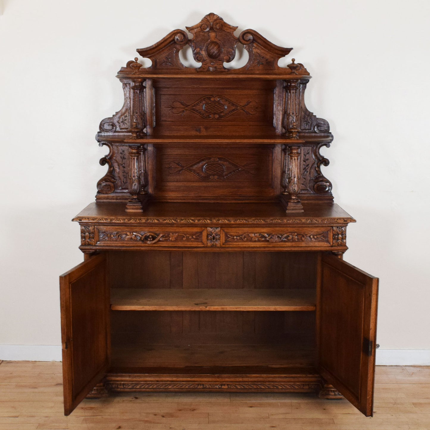 Carved Oak Dresser