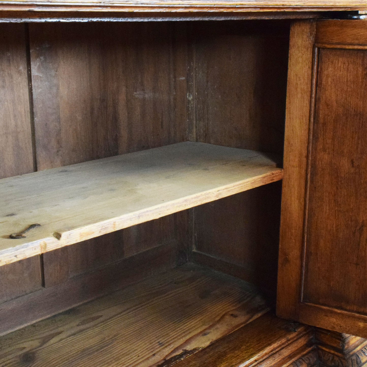 Carved Oak Dresser