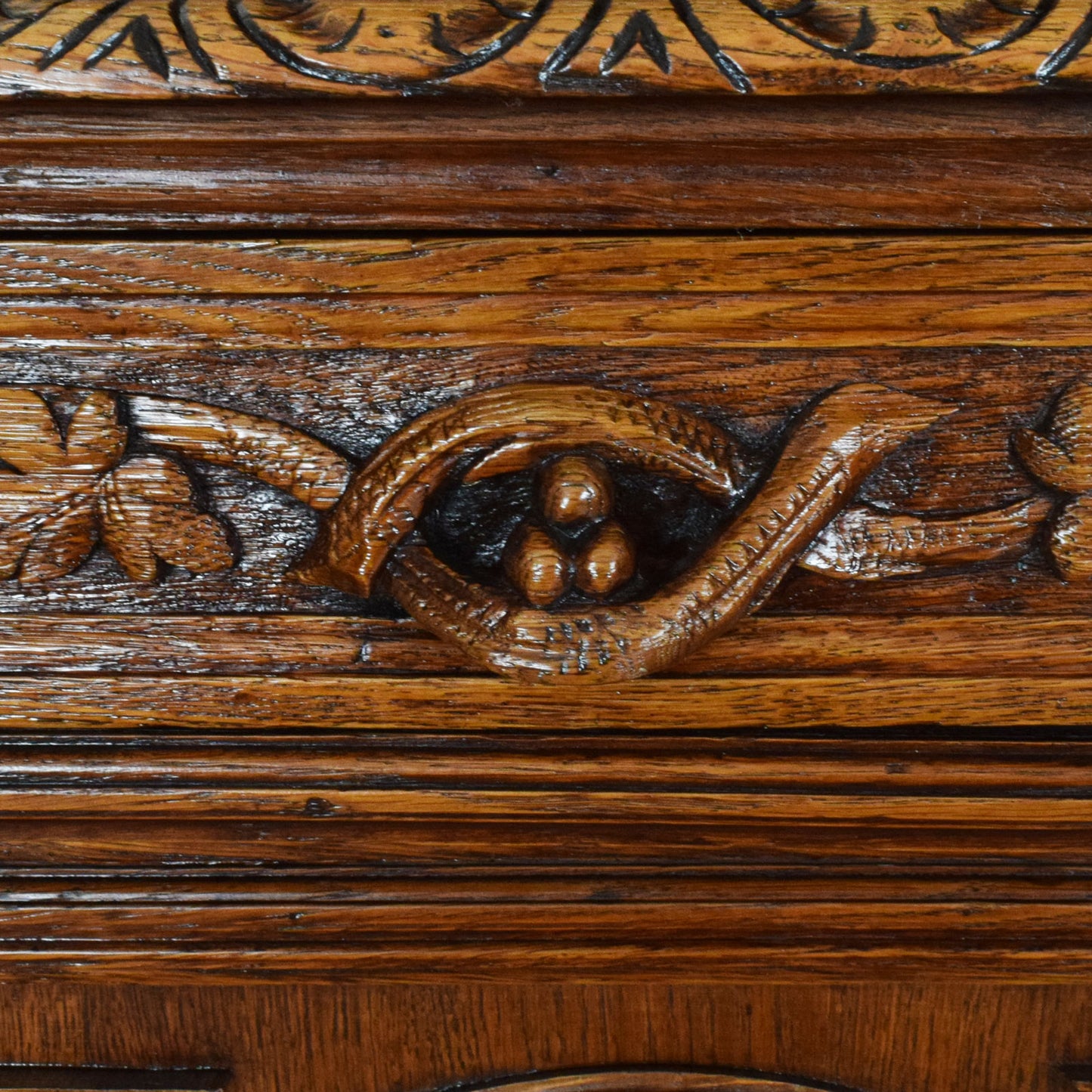 Carved Oak Dresser