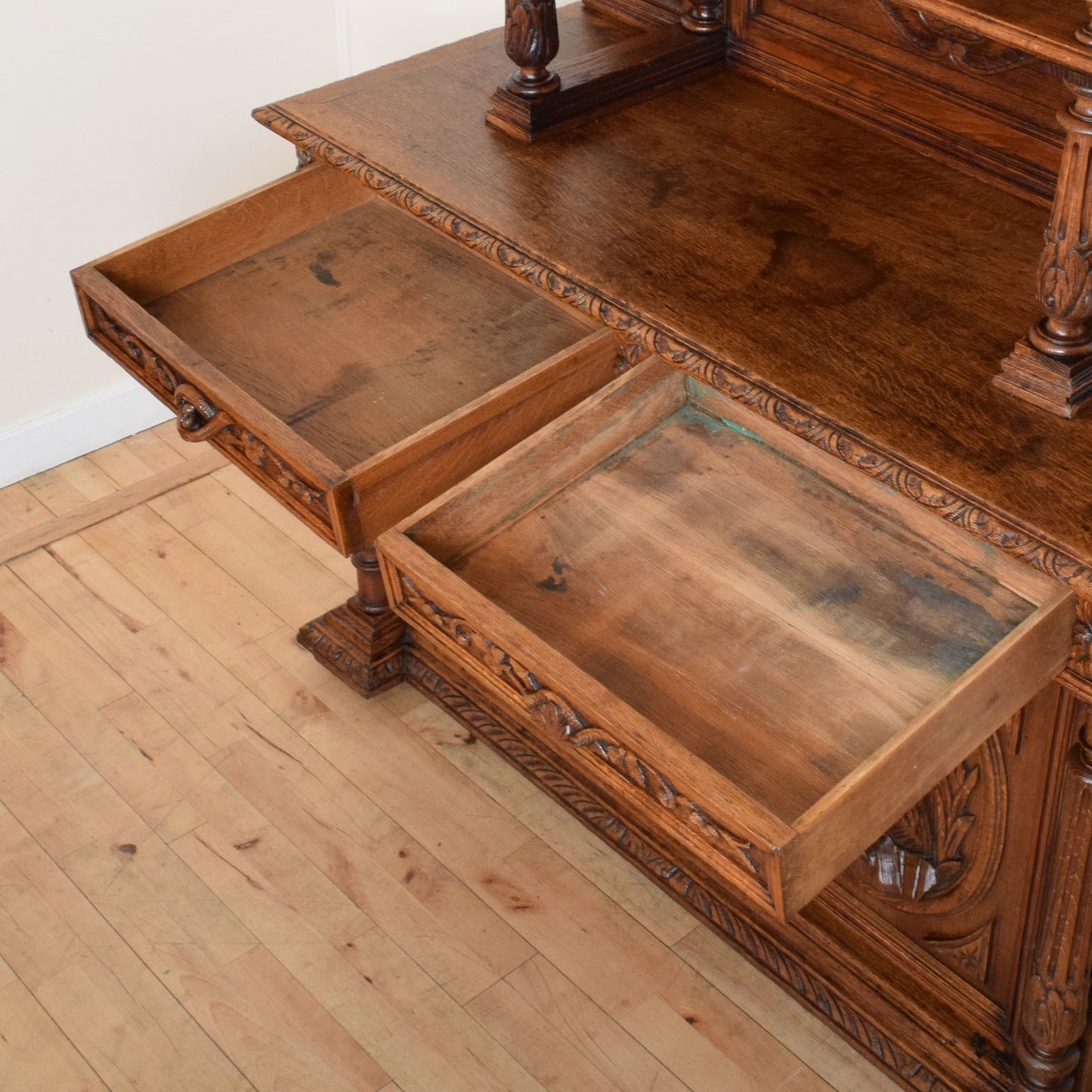 Carved Oak Dresser