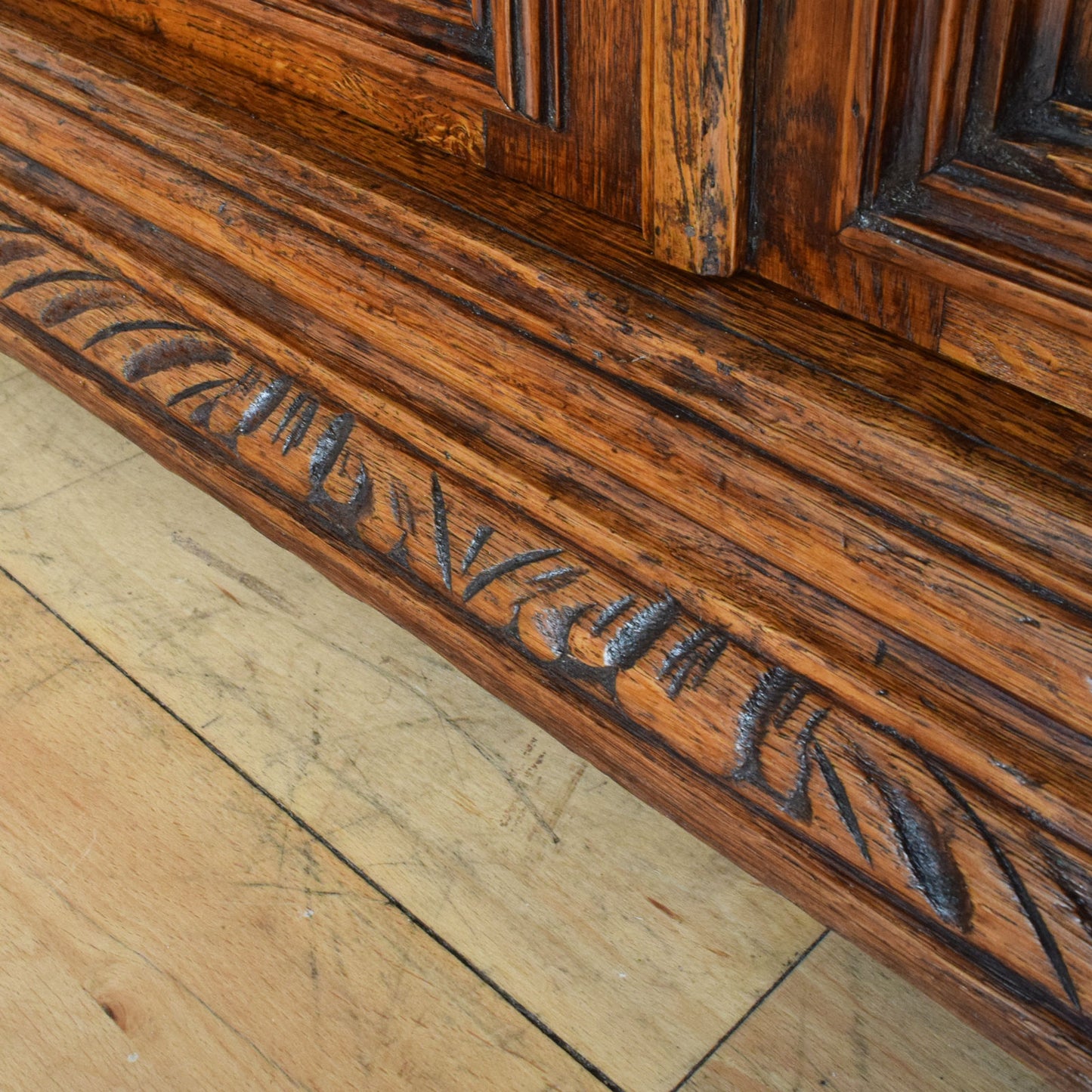 Carved Oak Dresser