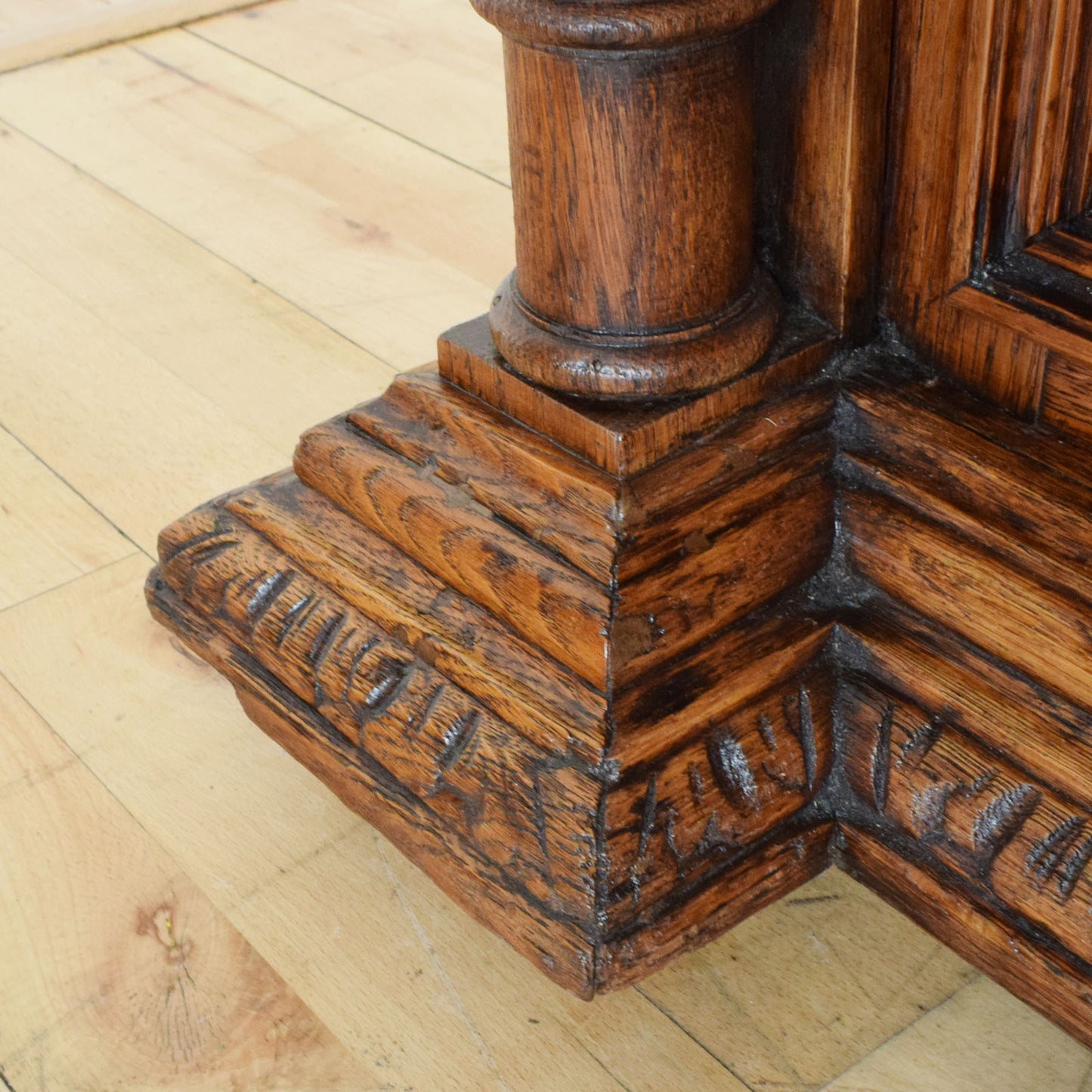 Carved Oak Dresser