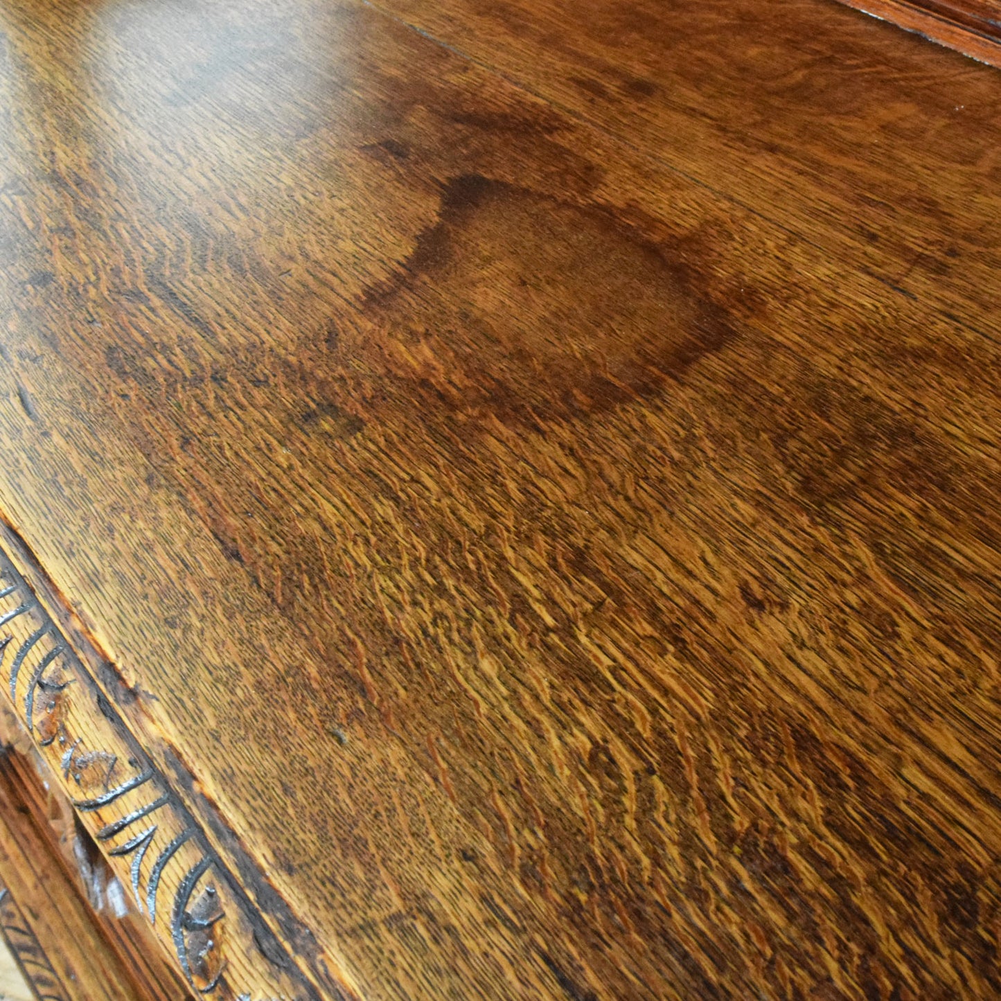 Carved Oak Dresser