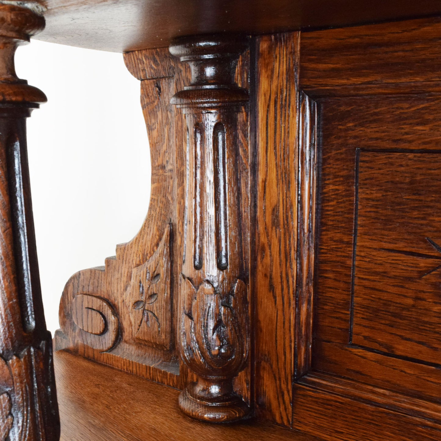 Carved Oak Dresser