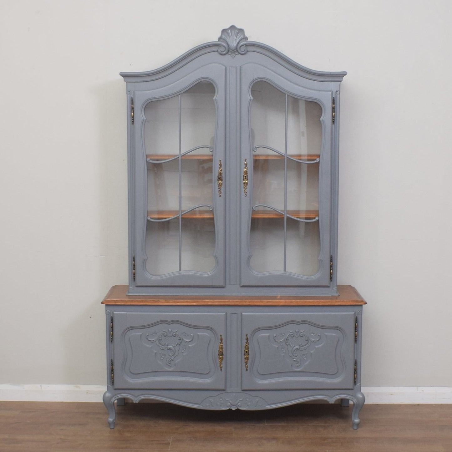 French Painted Vitrine