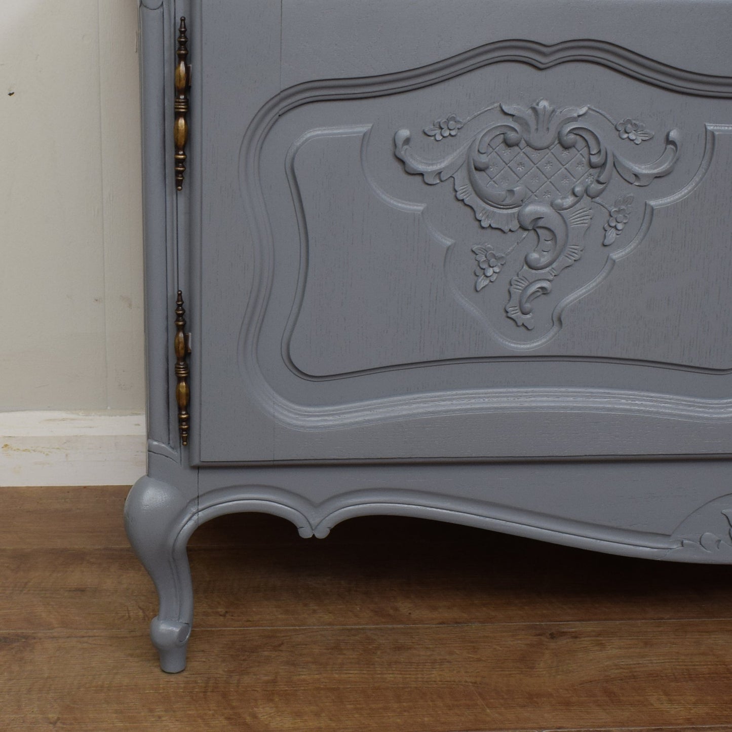 French Painted Vitrine