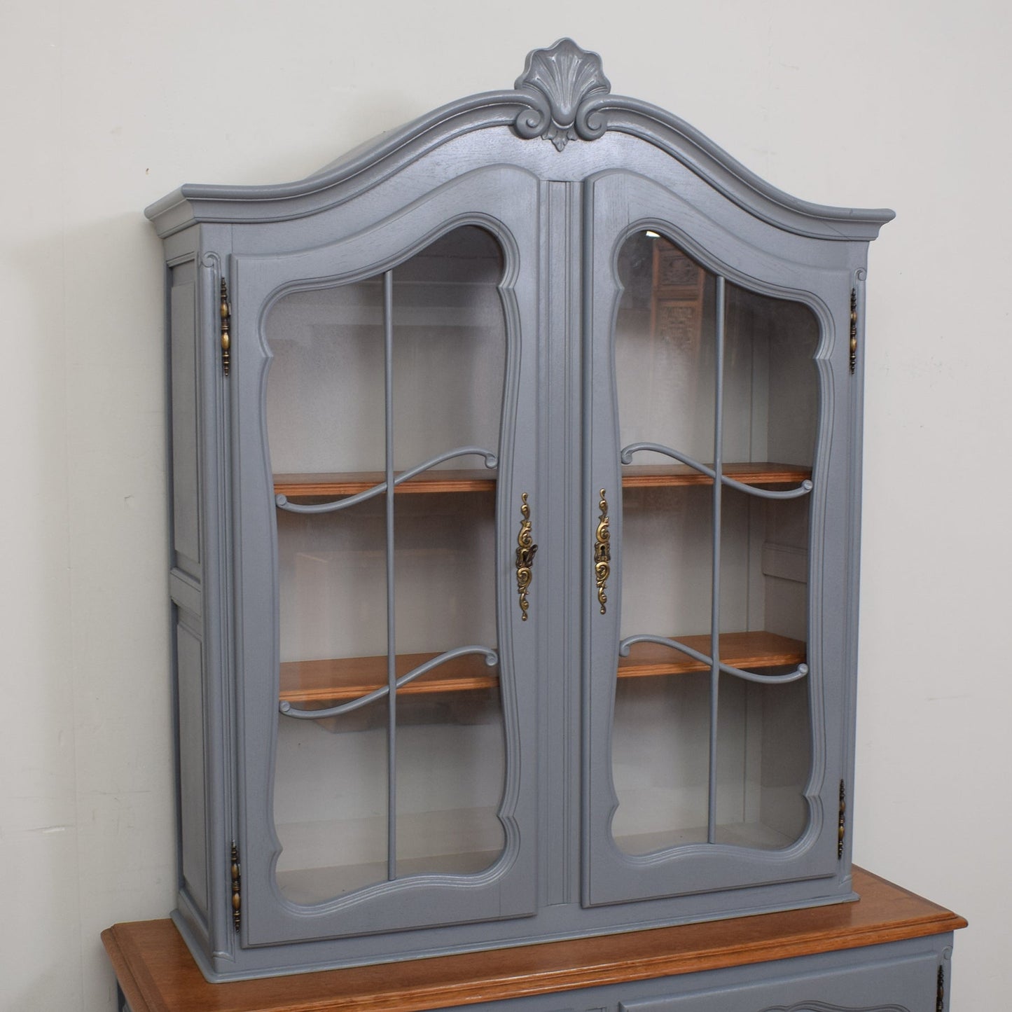 French Painted Vitrine