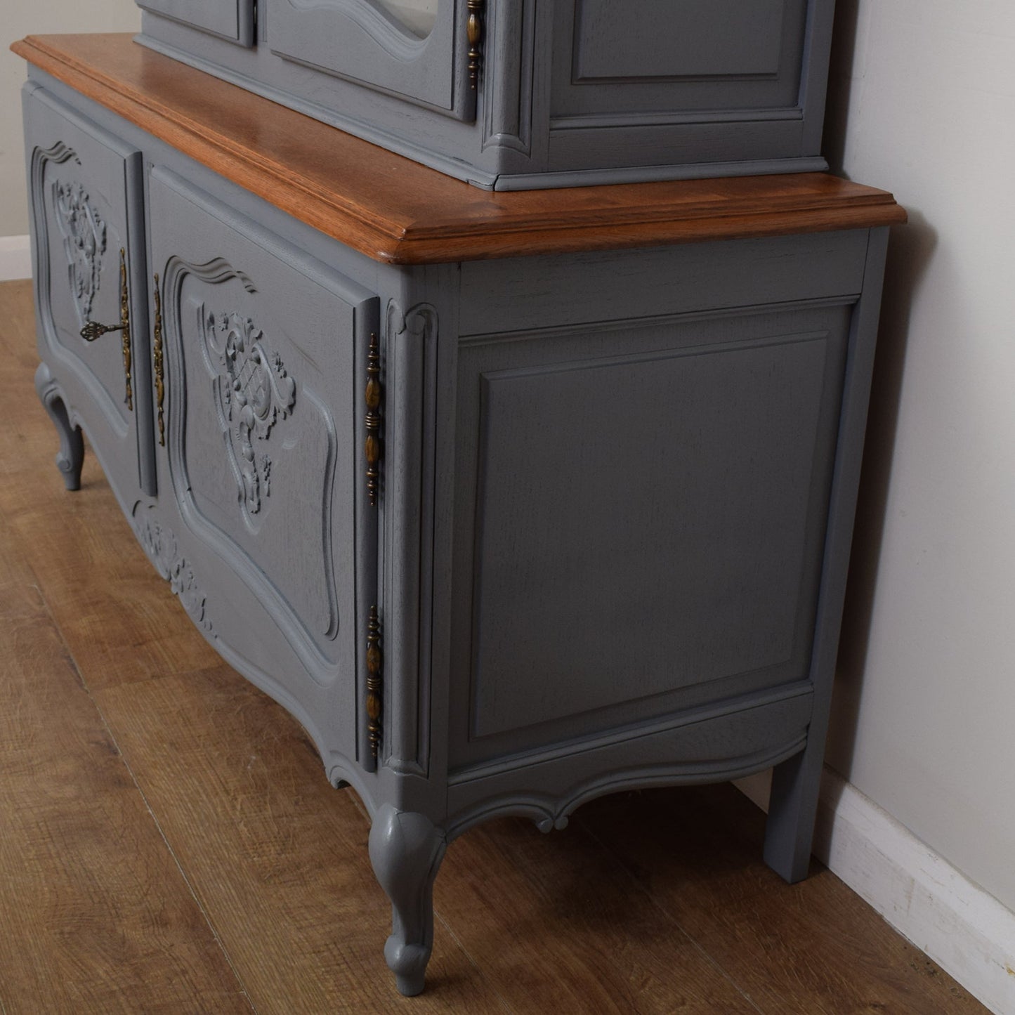 French Painted Vitrine