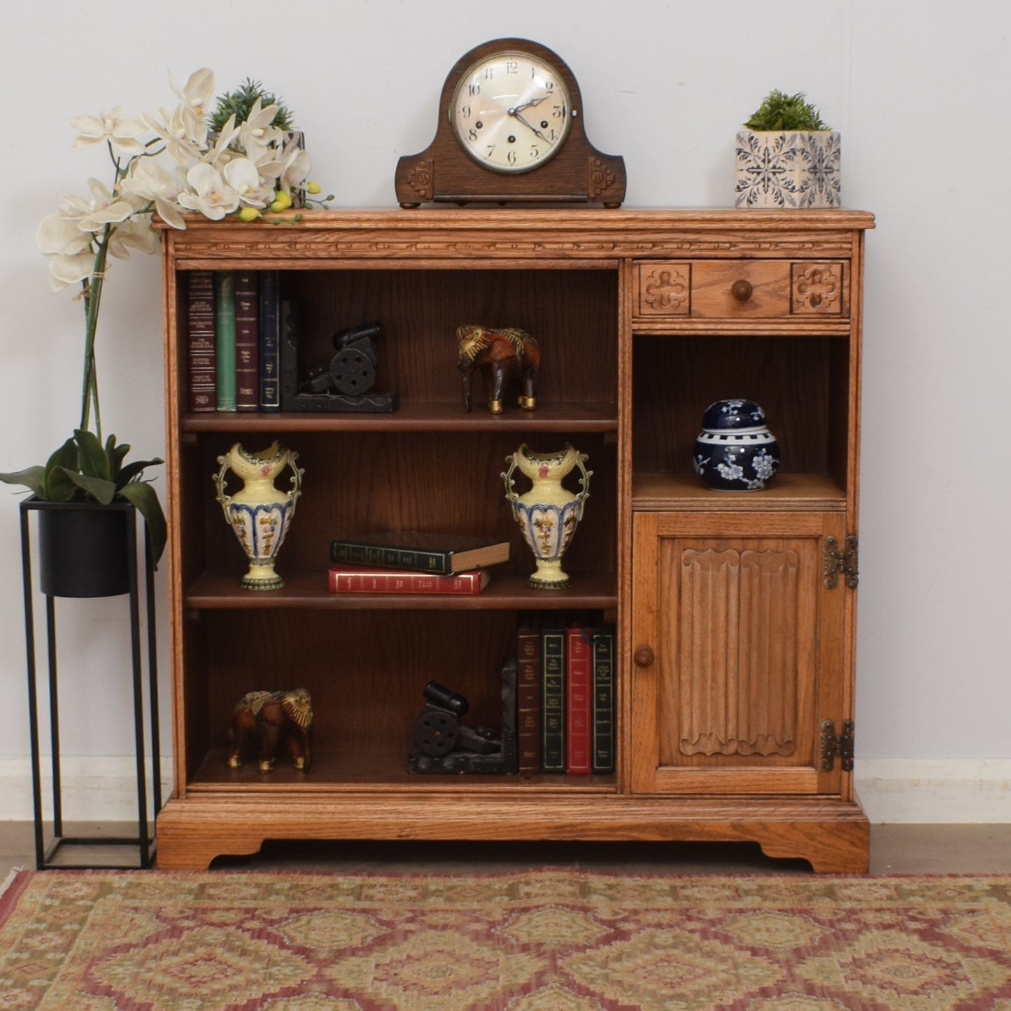 Restored Oak Bookcase
